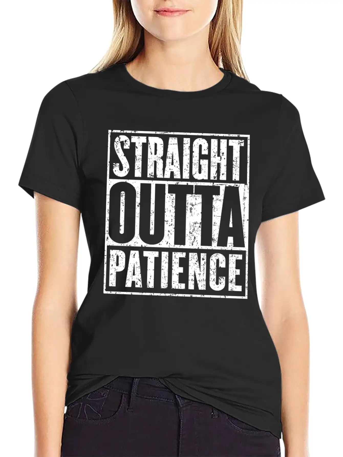 Straight Outta Patience Recovery Get Well Timeless Short Sleeve Tee – Comfy And Minimalist Design