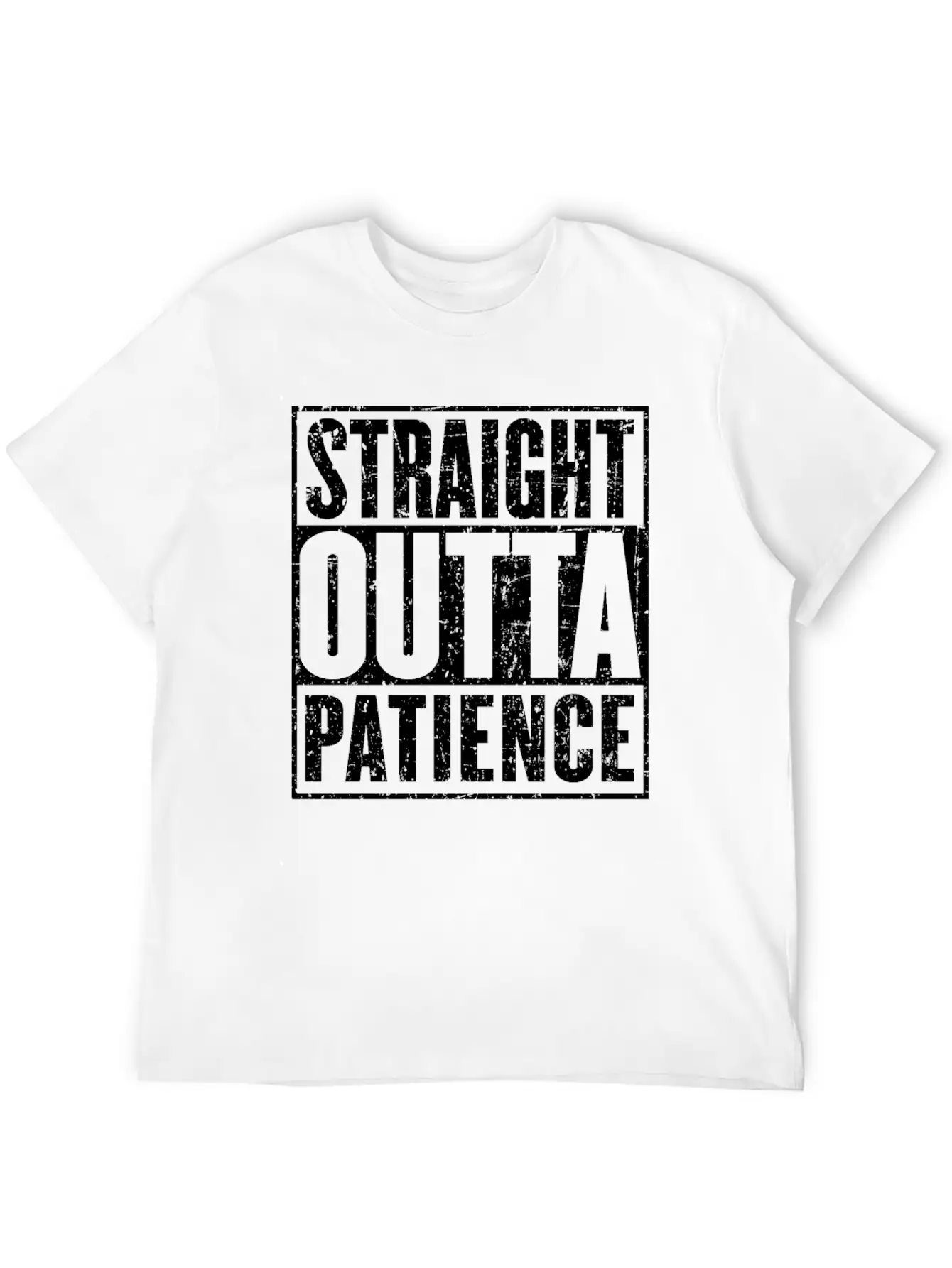 Straight Outta Patience Recovery Get Well Timeless Short Sleeve Tee – Comfy And Minimalist Design