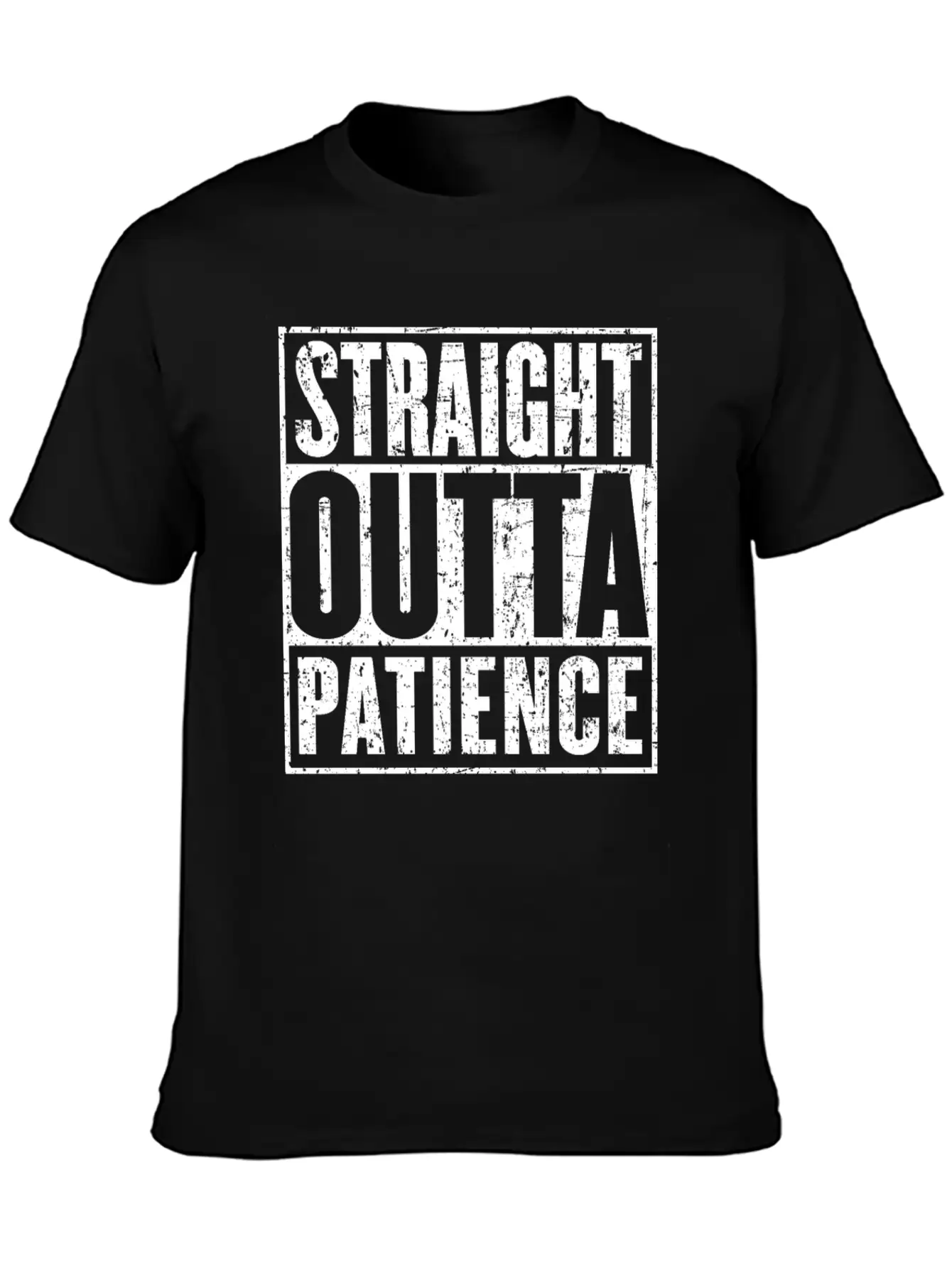 Straight Outta Patience Recovery Get Well Timeless Short Sleeve Tee – Comfy And Minimalist Design