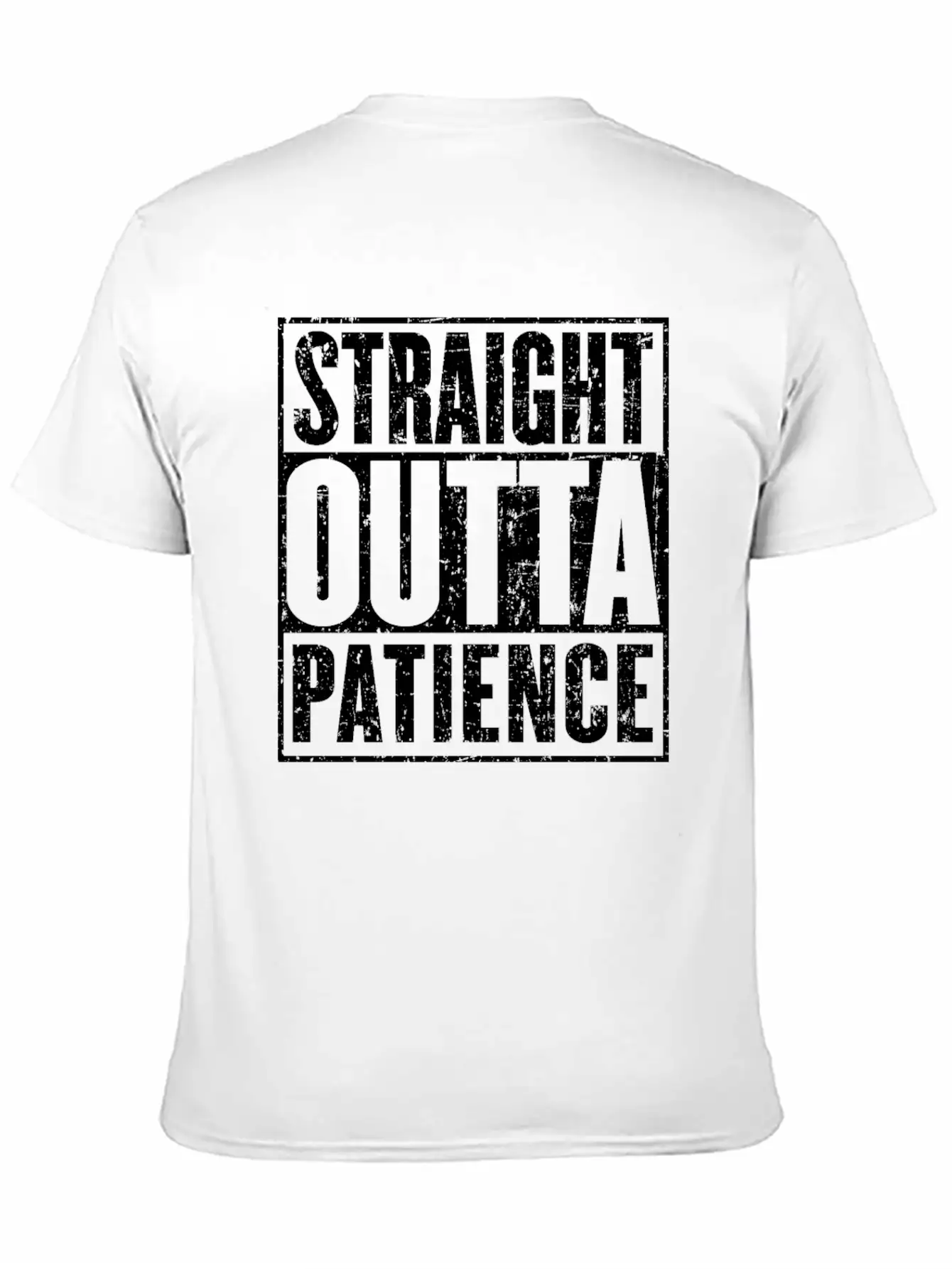 Straight Outta Patience Recovery Get Well Timeless Short Sleeve Tee – Comfy And Minimalist Design