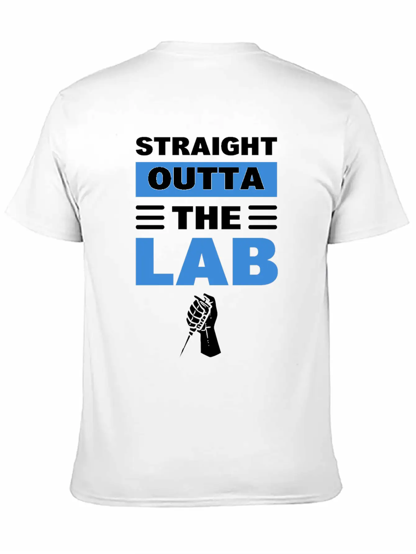 Straight Outta The Lab Laboratory Technician Comfortable Minimalist Graphic Tee – Summer Style Essential