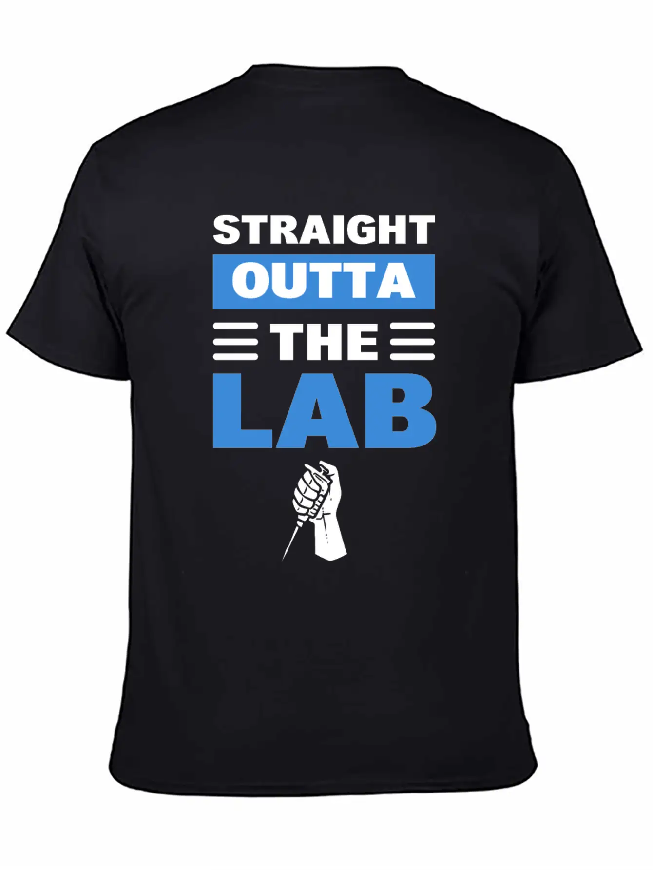 Straight Outta The Lab Laboratory Technician Comfortable Minimalist Graphic Tee – Summer Style Essential