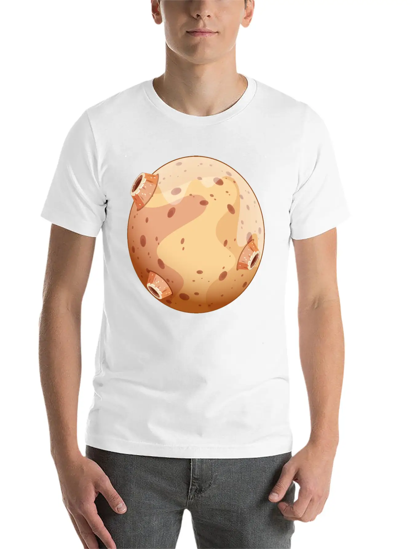 Strange Planet Unisex Casual T-Shirt – Clean Design For Daily Comfort