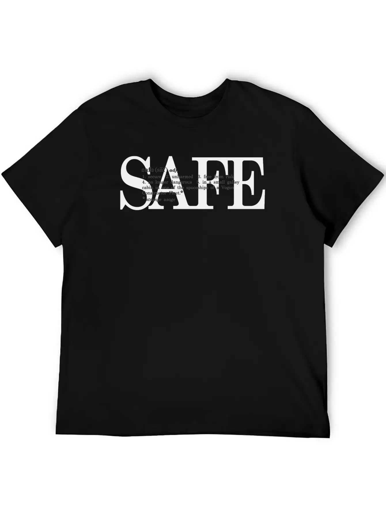 Strange Usage Of Safe Basic Graphic T-Shirt – Daily Comfort In Soft Cotton