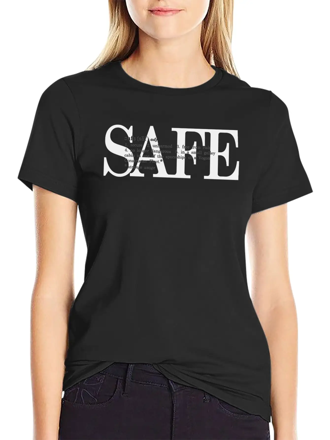 Strange Usage Of Safe Basic Graphic T-Shirt – Daily Comfort In Soft Cotton