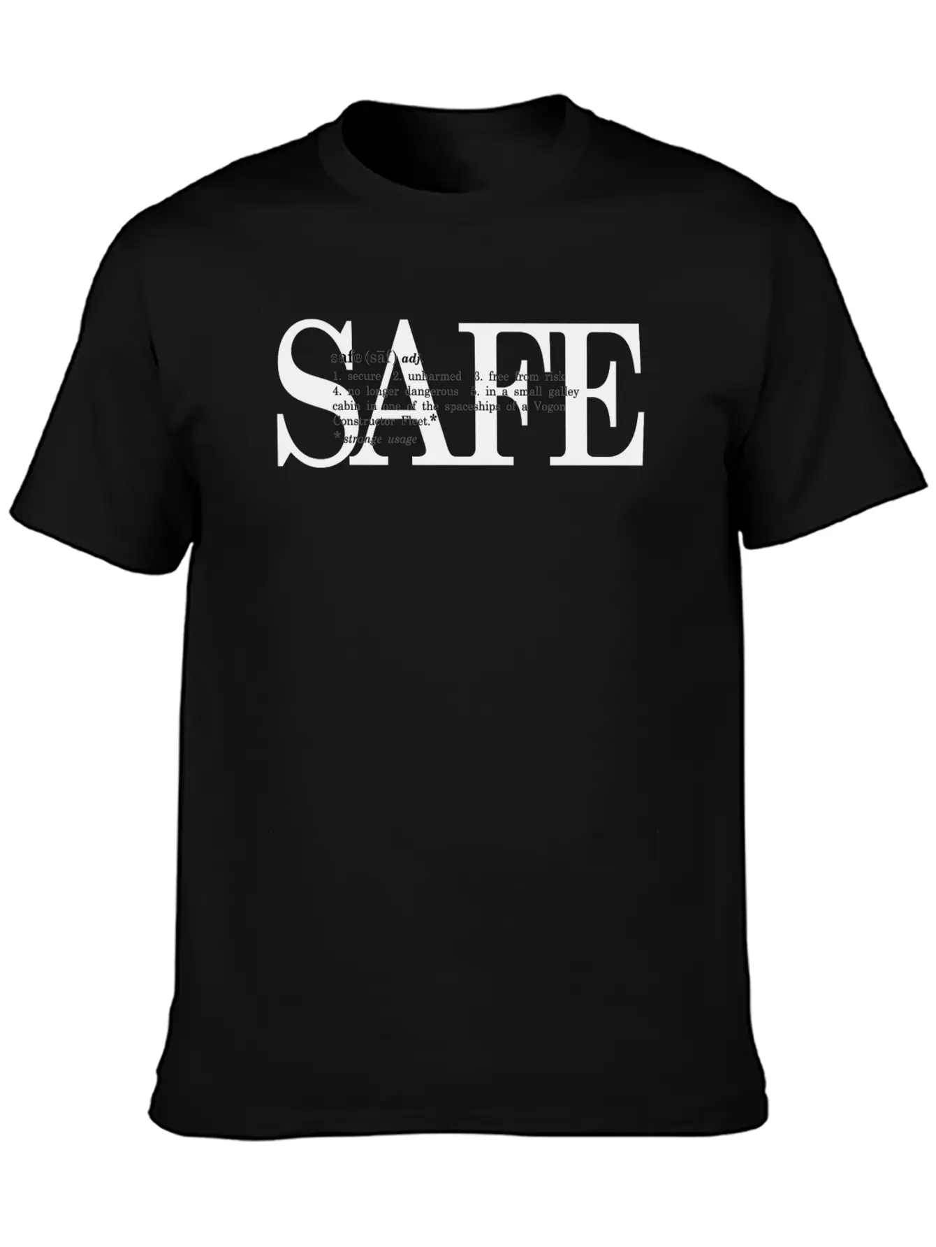 Strange Usage Of Safe Basic Graphic T-Shirt – Daily Comfort In Soft Cotton