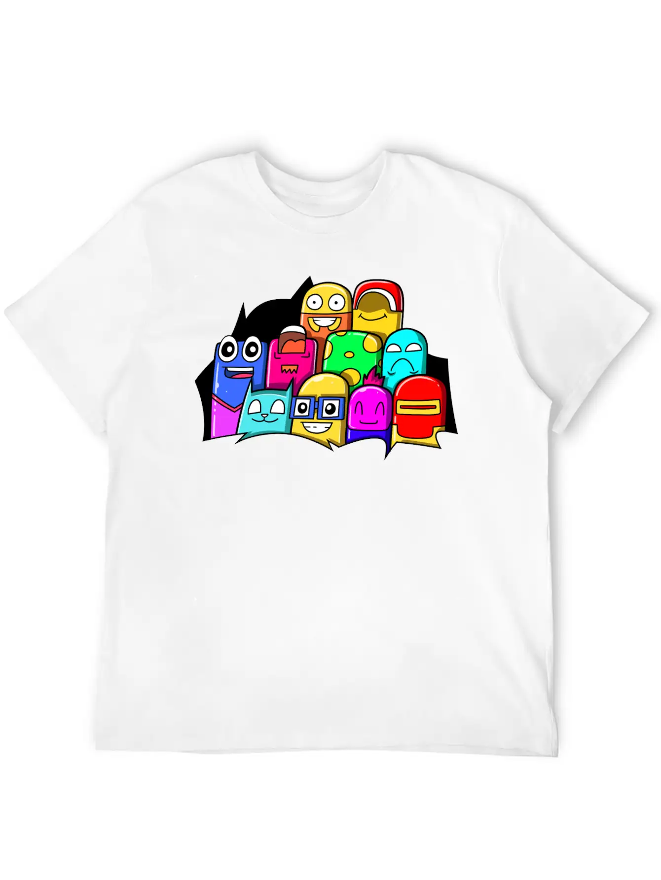 Street Art Cinema Cute Monsters Basic Graphic T-Shirt – Daily Comfort In Soft Cotton