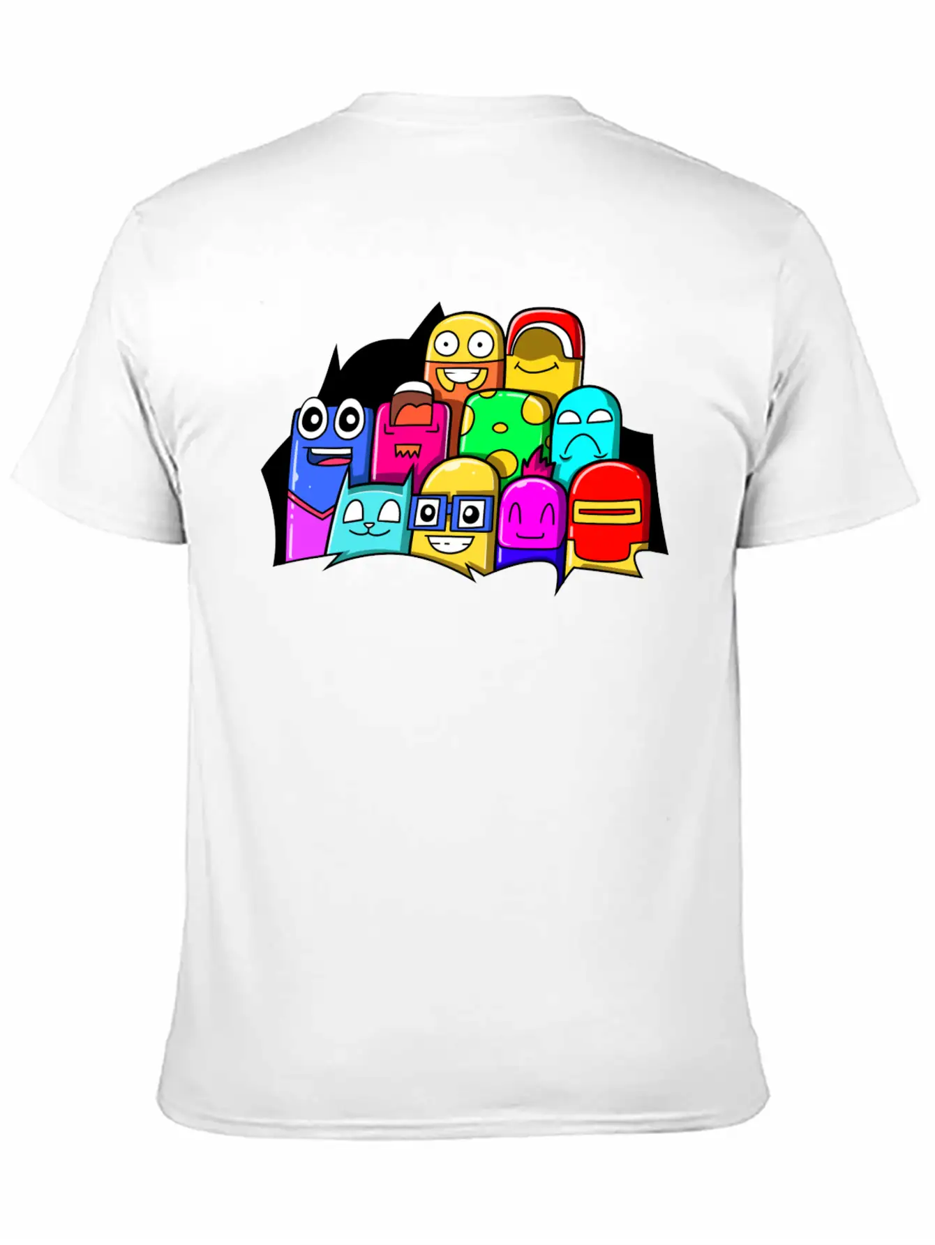Street Art Cinema Cute Monsters Basic Graphic T-Shirt – Daily Comfort In Soft Cotton