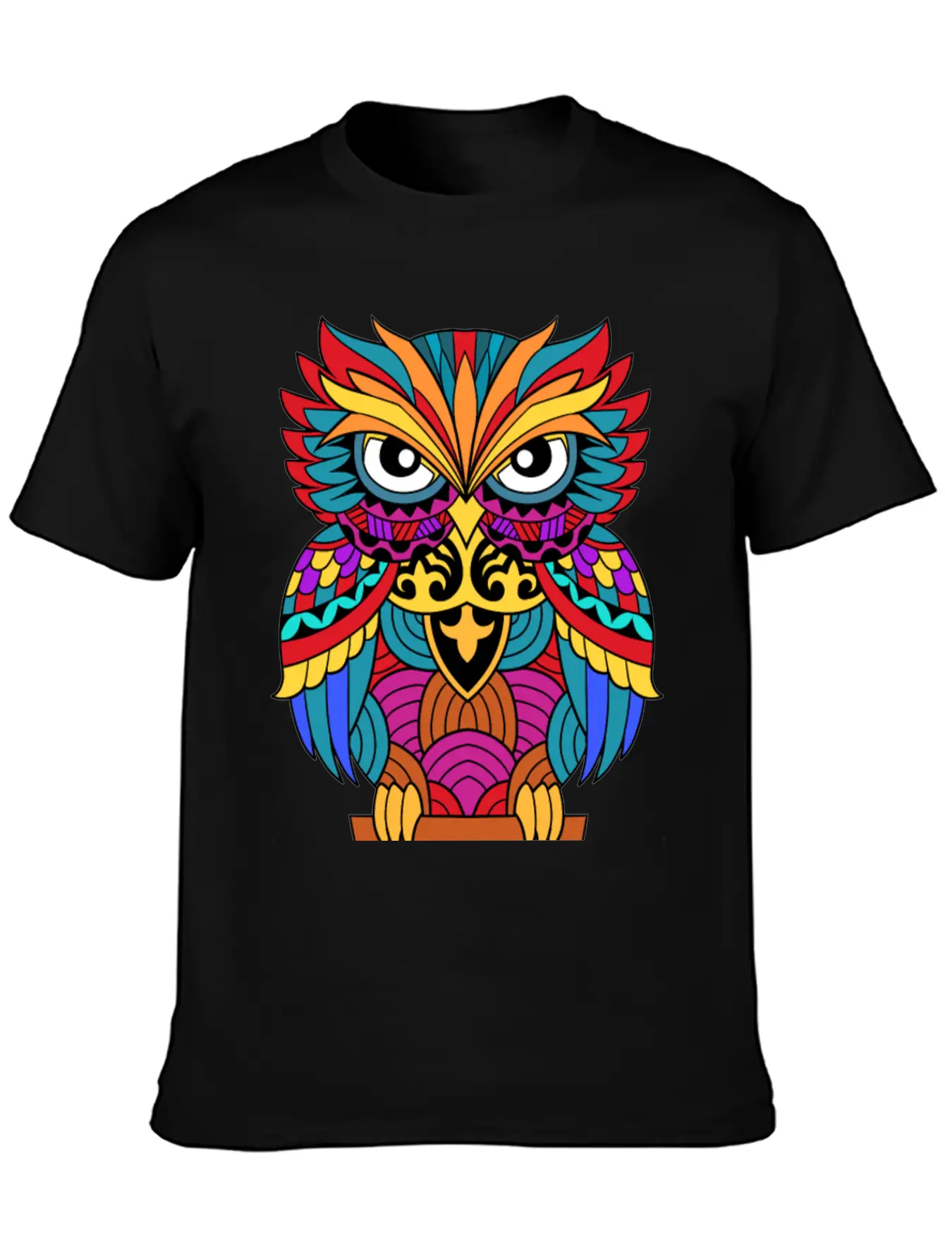 Street Art Owl For A Street Art Fans Artists Unisex Casual T-Shirt – Clean Design For Daily Comfort