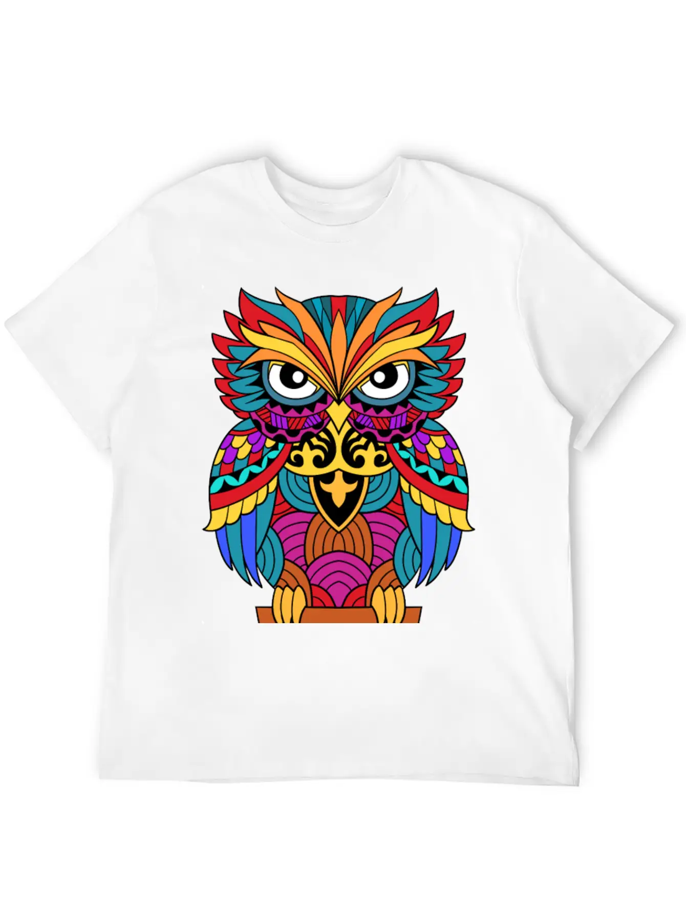 Street Art Owl For A Street Art Fans Artists Unisex Casual T-Shirt – Clean Design For Daily Comfort