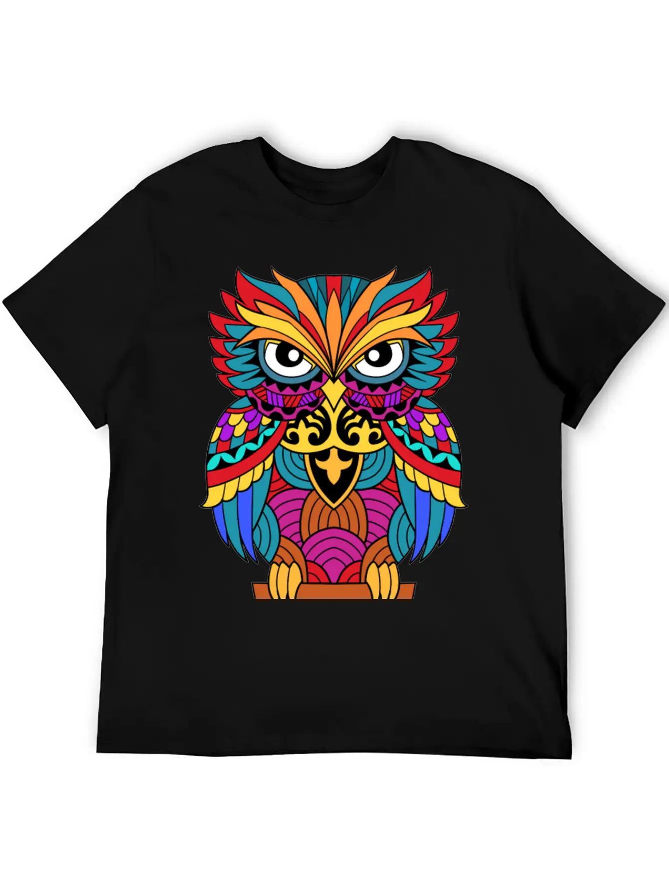 Street Art Owl For A Street Art Fans Artists Unisex Casual T-Shirt – Clean Design For Daily Comfort