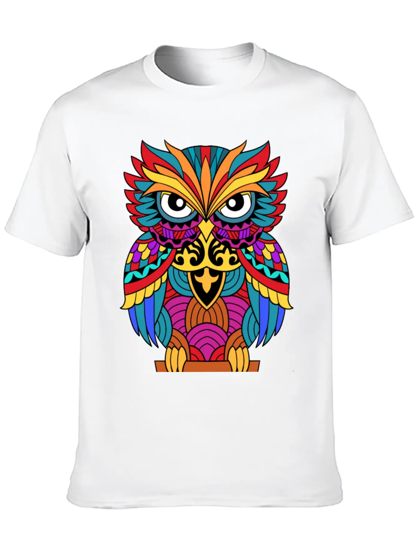 Street Art Owl For A Street Art Fans Artists Unisex Casual T-Shirt – Clean Design For Daily Comfort