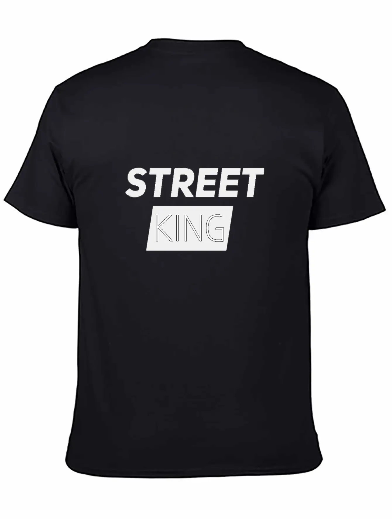 Street King (by 9yablo) Basic Graphic T-Shirt – Daily Comfort In Soft Cotton