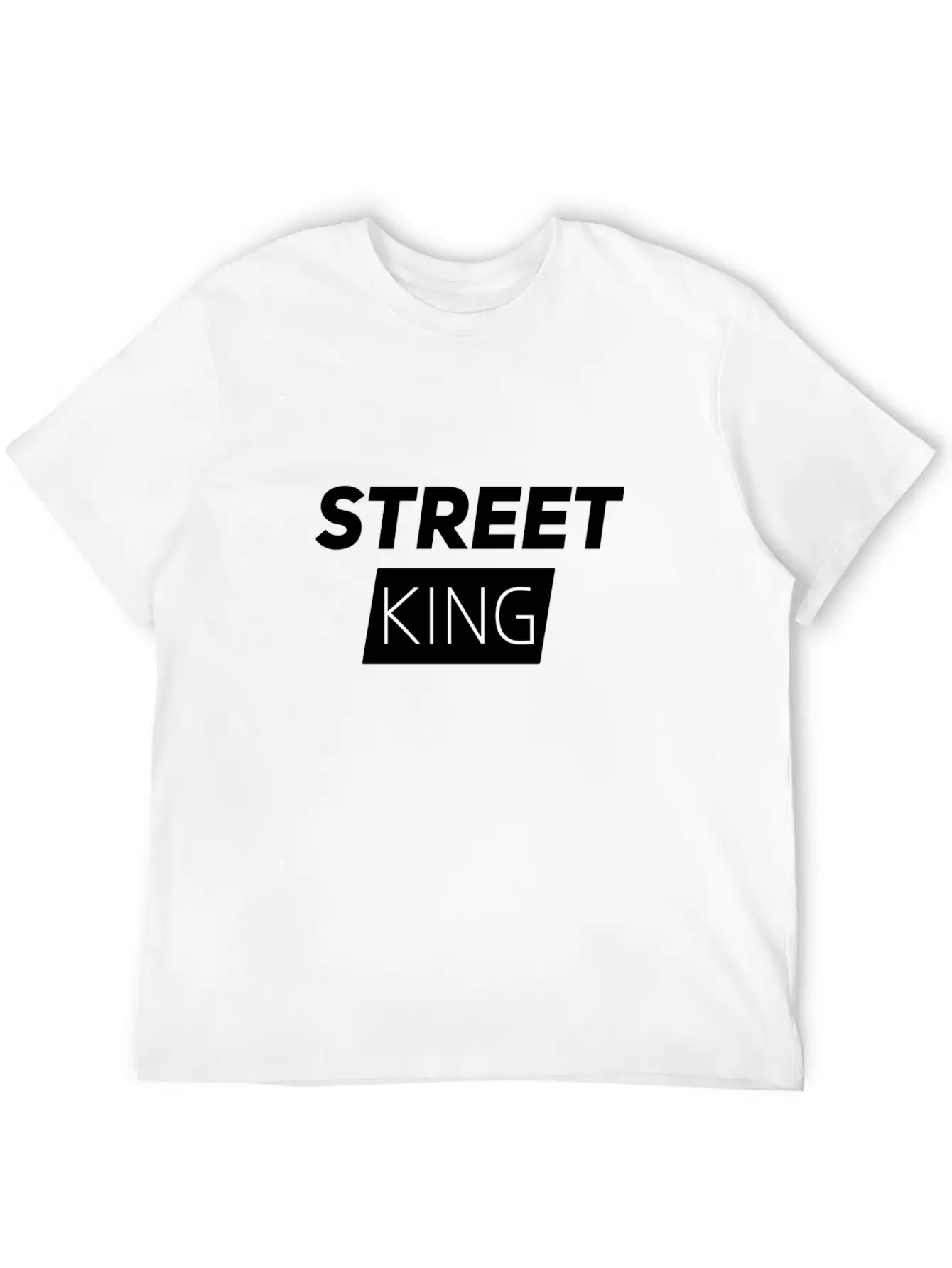 Street King (by 9yablo) Basic Graphic T-Shirt – Daily Comfort In Soft Cotton