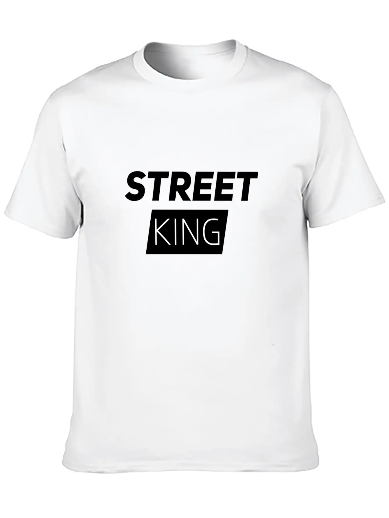 Street King (by 9yablo) Basic Graphic T-Shirt – Daily Comfort In Soft Cotton