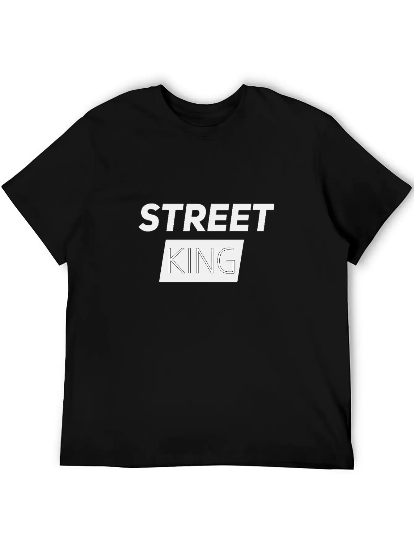 Street King (by 9yablo) Basic Graphic T-Shirt – Daily Comfort In Soft Cotton