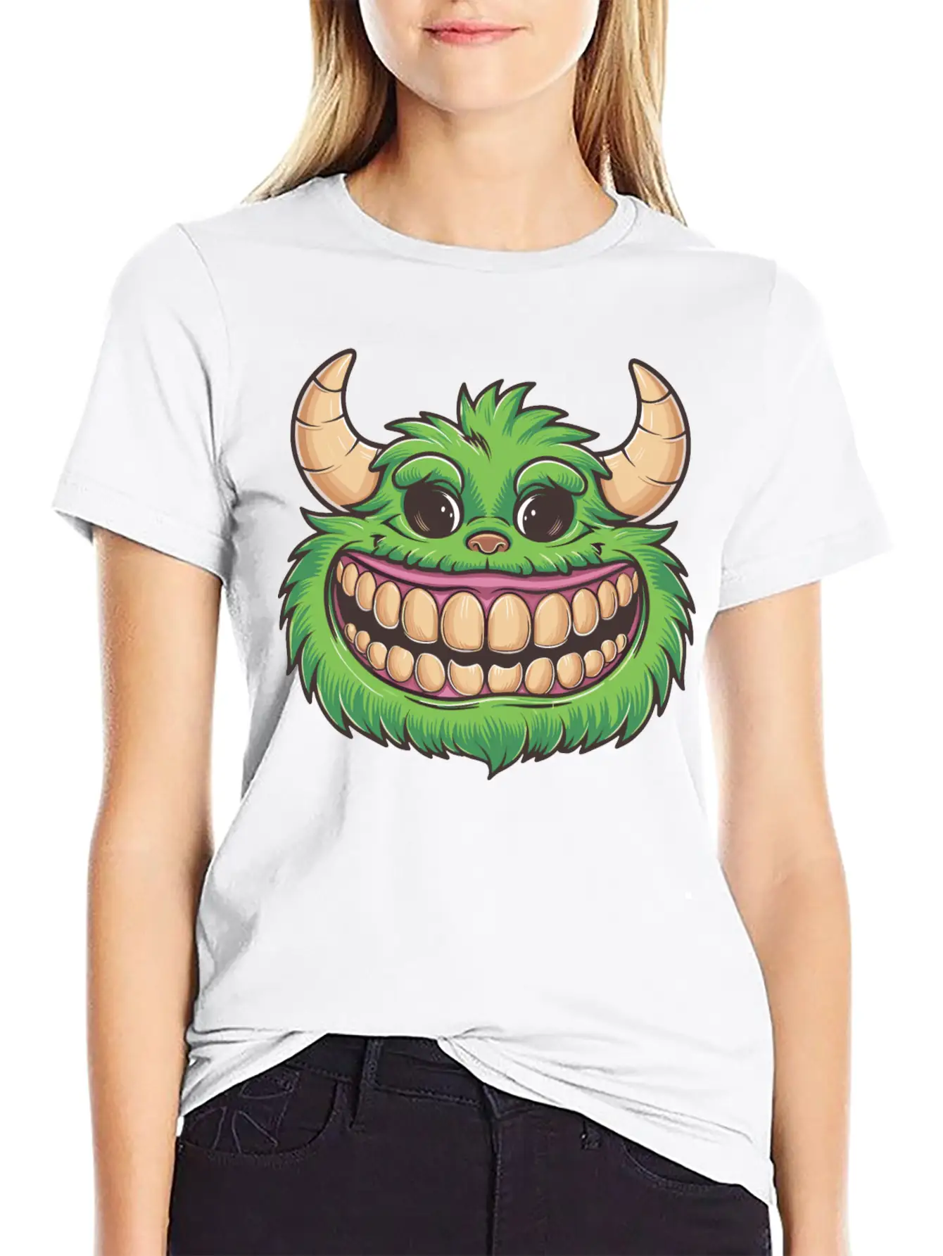 Street Style Monster Graffiti Art Street Art Timeless Short Sleeve Tee – Comfy And Minimalist Design