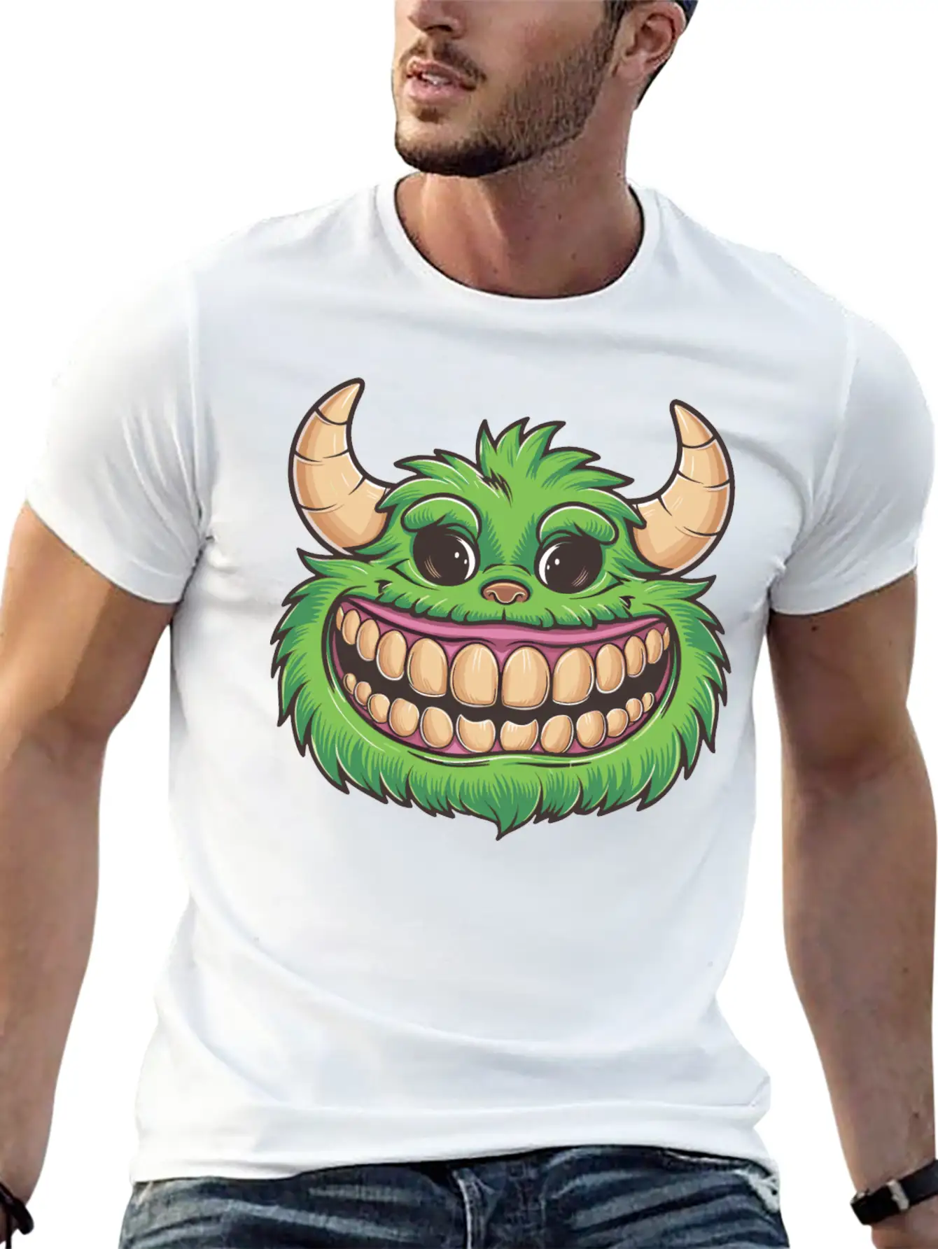 Street Style Monster Graffiti Art Street Art Timeless Short Sleeve Tee – Comfy And Minimalist Design