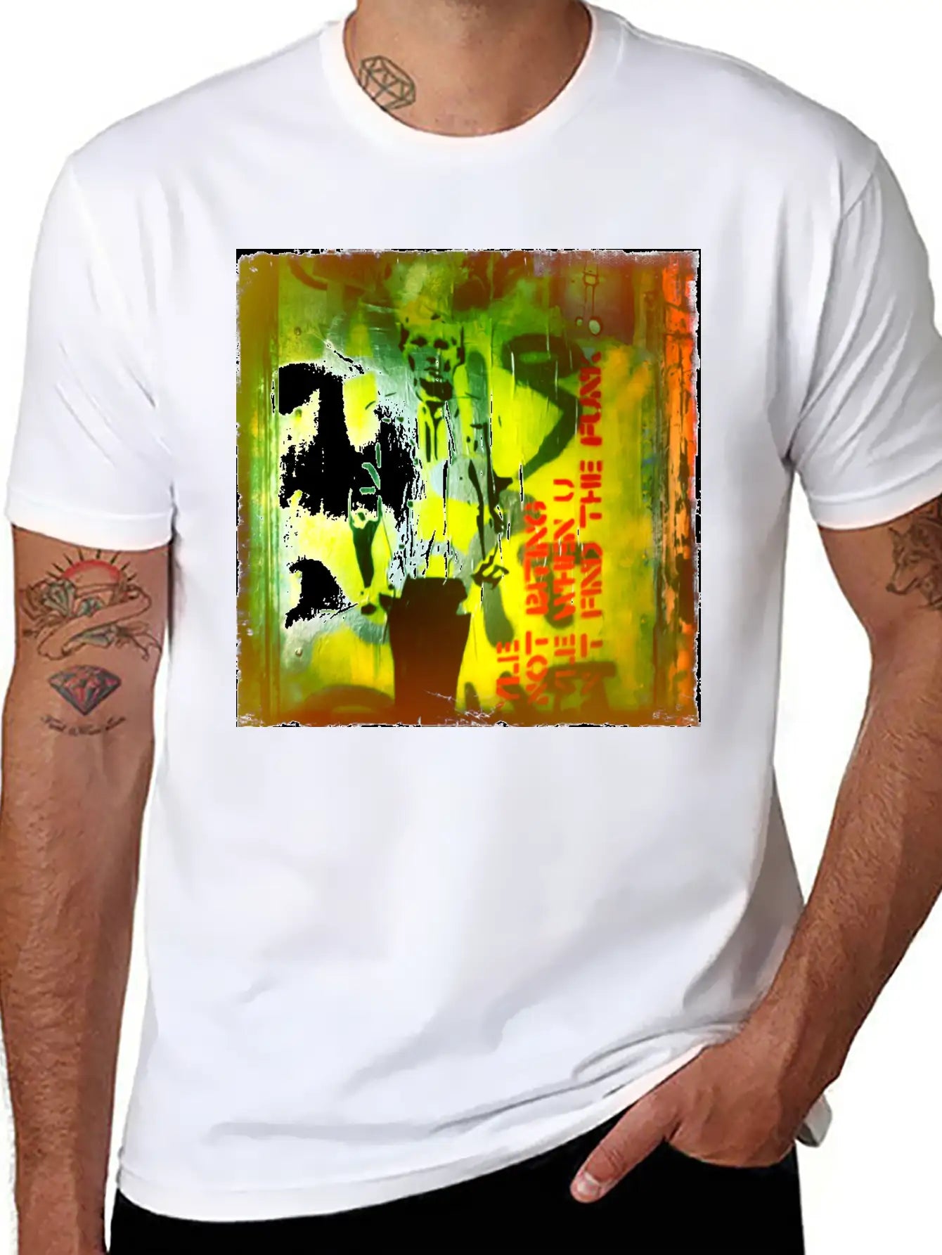 Streetart London St8ment 04 Eu Stylish Everyday T-Shirt – Unisex Basic Cotton Tee