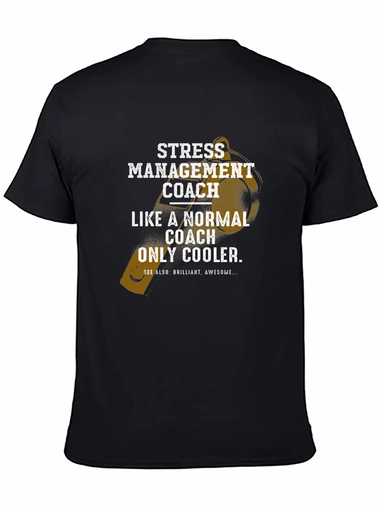 Stress Management Coach Like A Normal Coach Motiva Unisex Casual T-Shirt – Clean Design For Daily Comfort