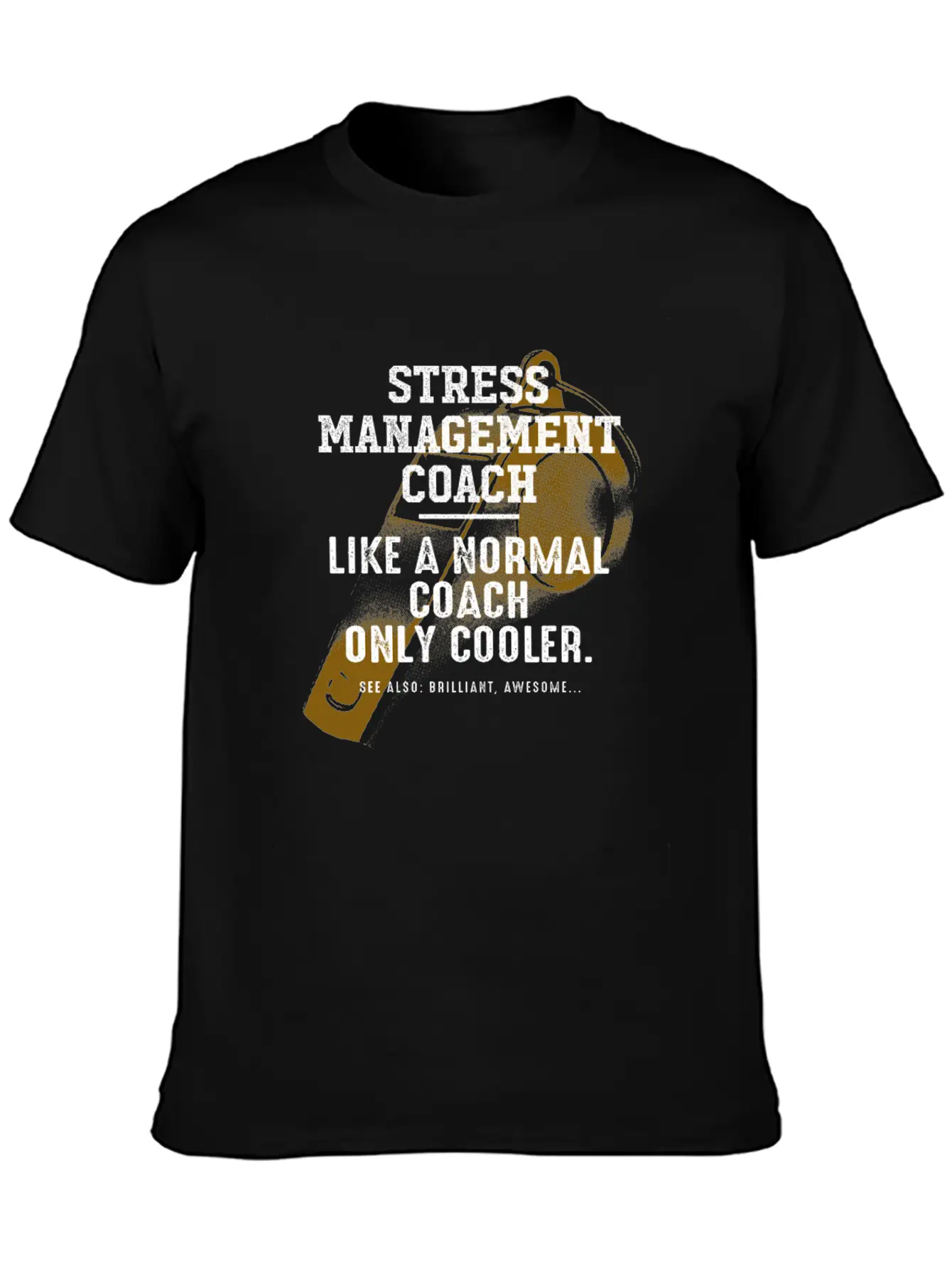 Stress Management Coach Like A Normal Coach Motiva Unisex Casual T-Shirt – Clean Design For Daily Comfort