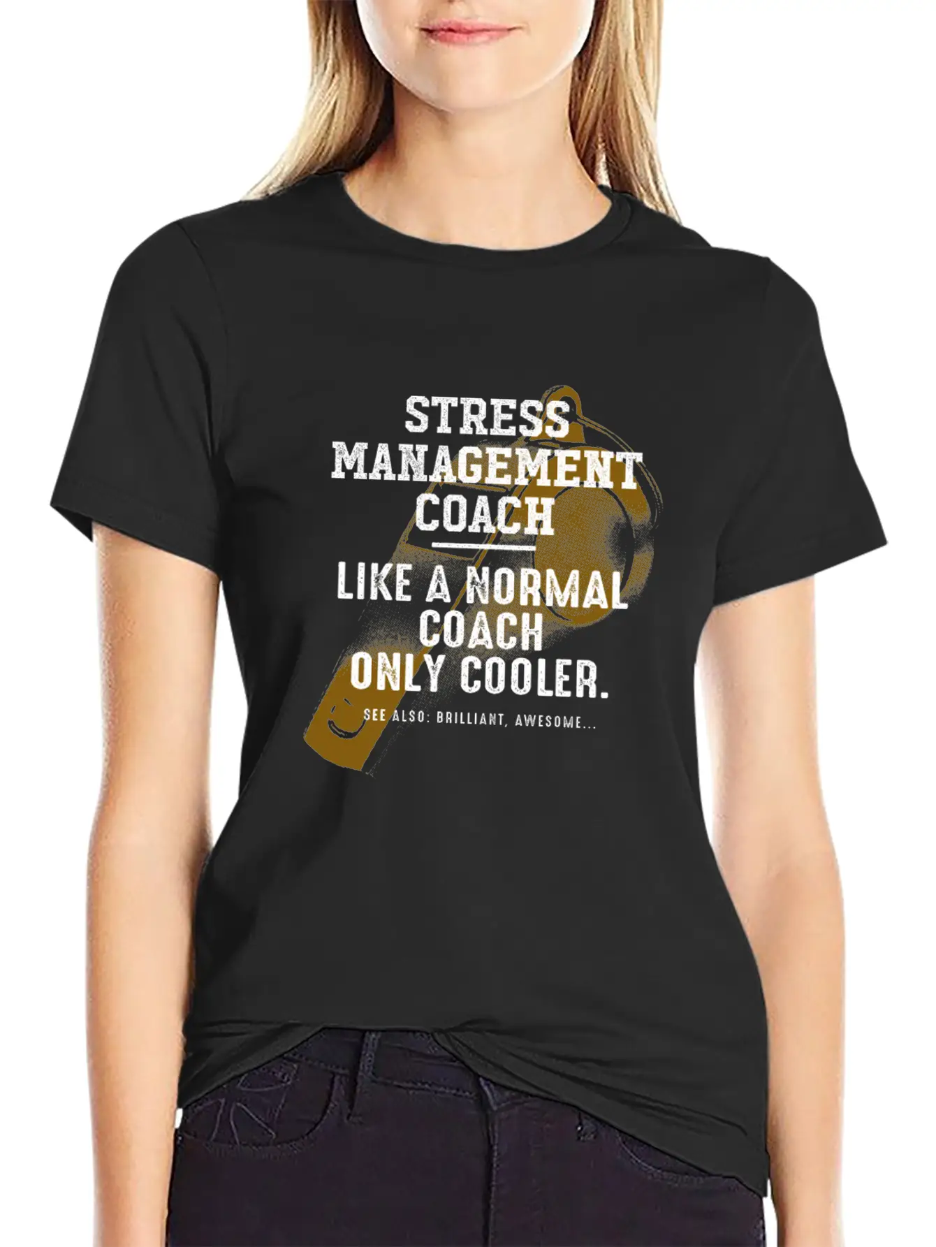 Stress Management Coach Like A Normal Coach Motiva Unisex Casual T-Shirt – Clean Design For Daily Comfort