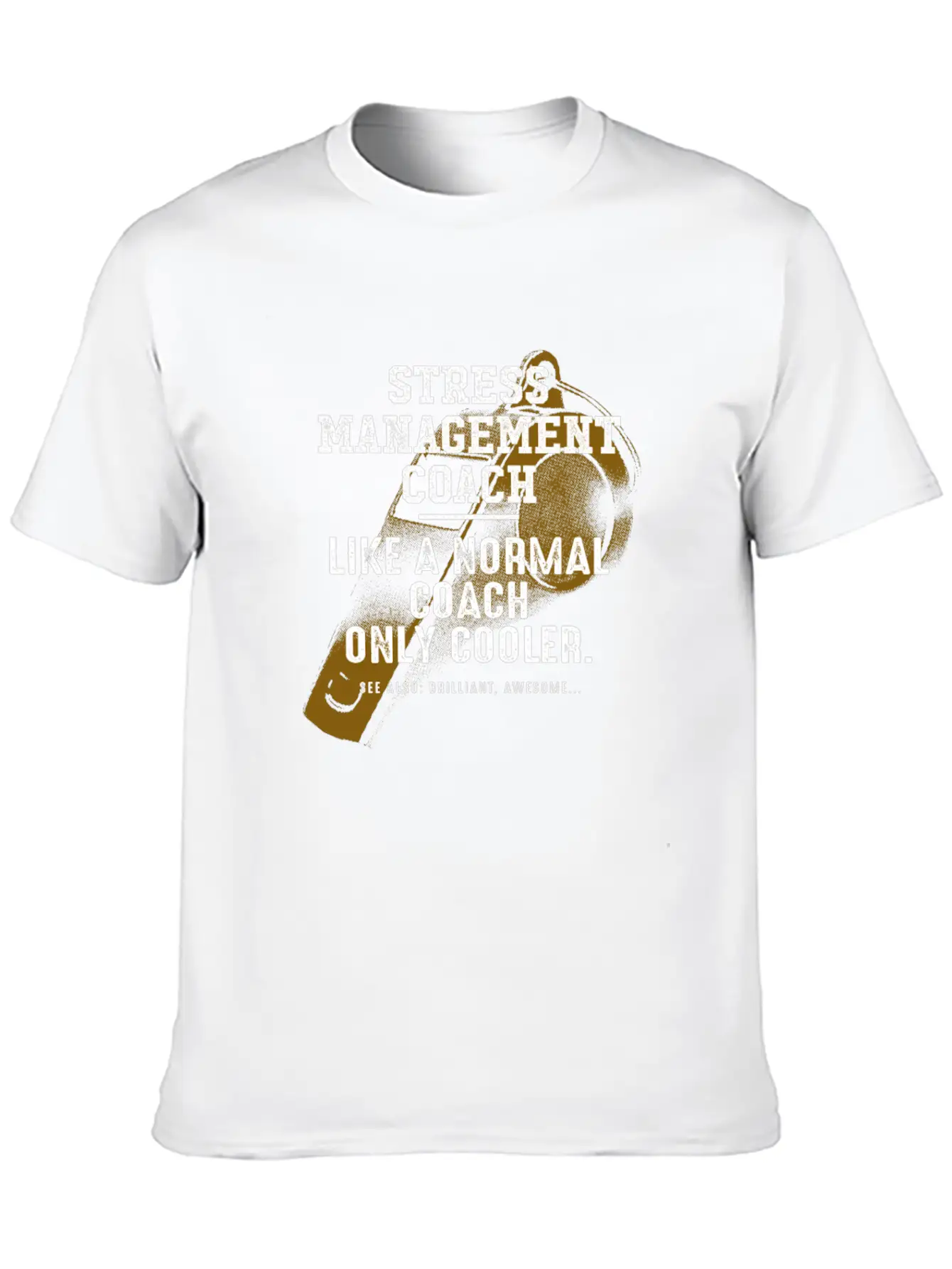 Stress Management Coach Like A Normal Coach Motiva Unisex Casual T-Shirt – Clean Design For Daily Comfort