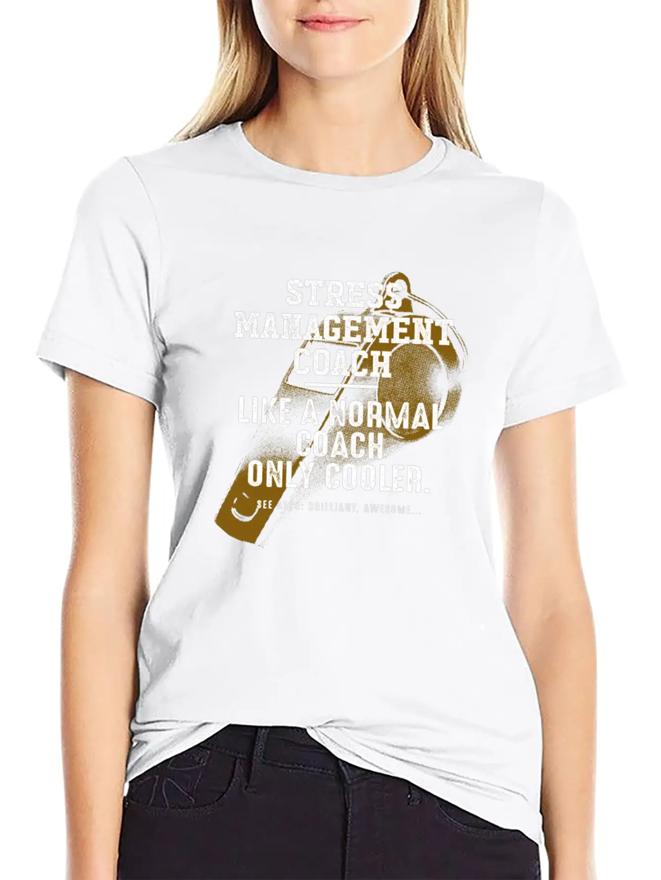 Stress Management Coach Like A Normal Coach Motiva Unisex Casual T-Shirt – Clean Design For Daily Comfort