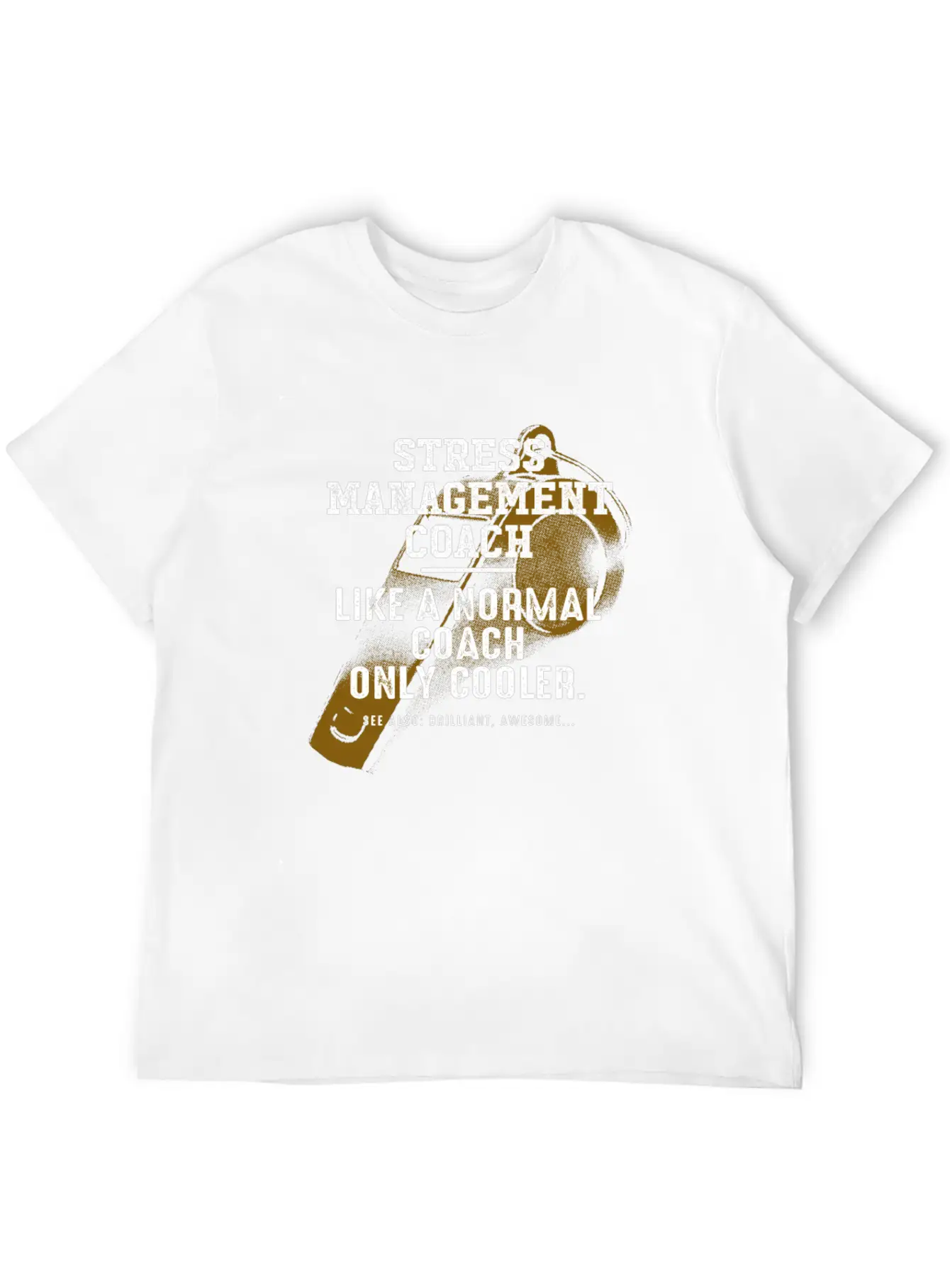 Stress Management Coach Like A Normal Coach Motiva Unisex Casual T-Shirt – Clean Design For Daily Comfort