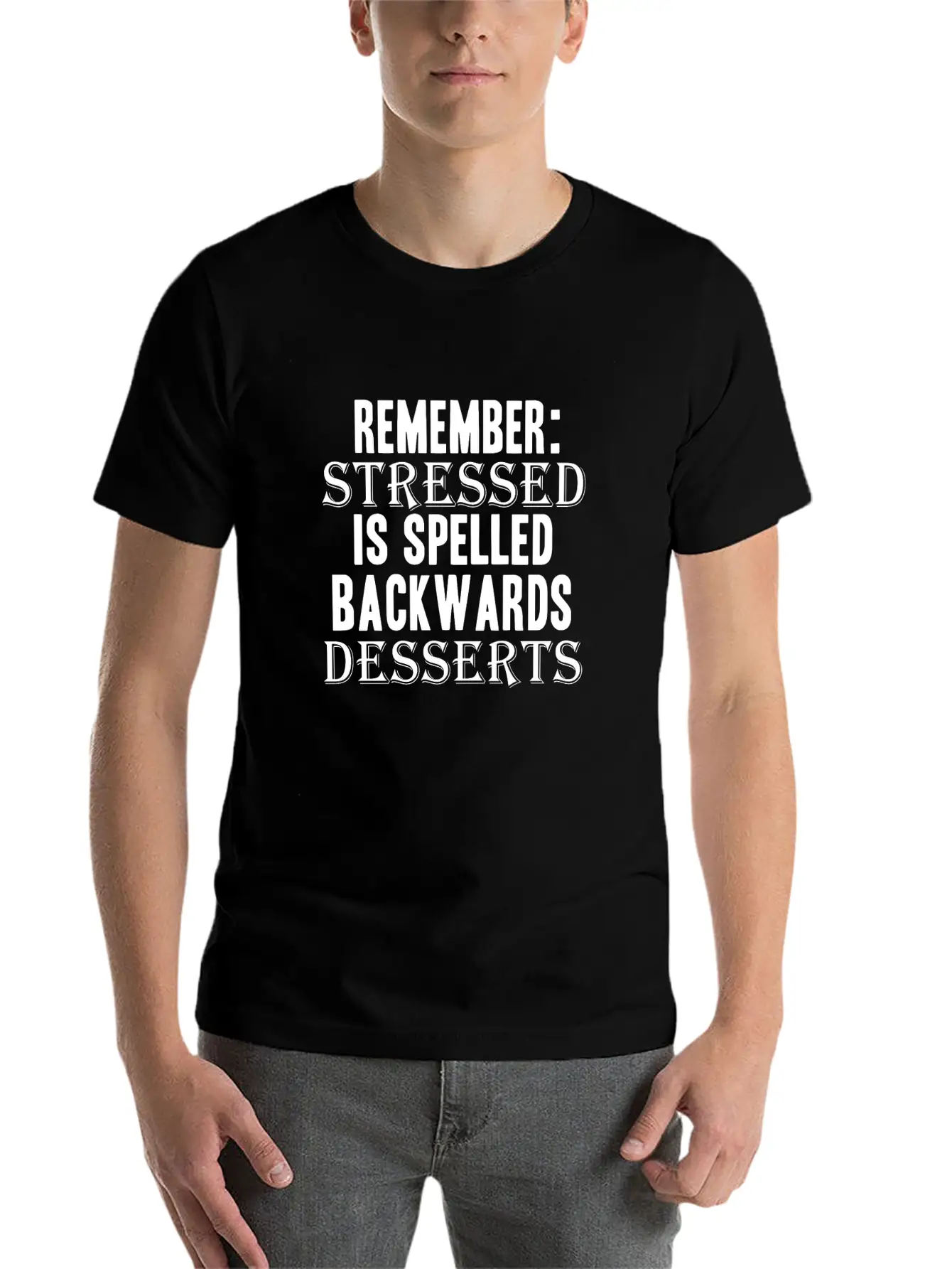 Stress Therapy Stylish Everyday T-Shirt – Unisex Basic Cotton Tee
