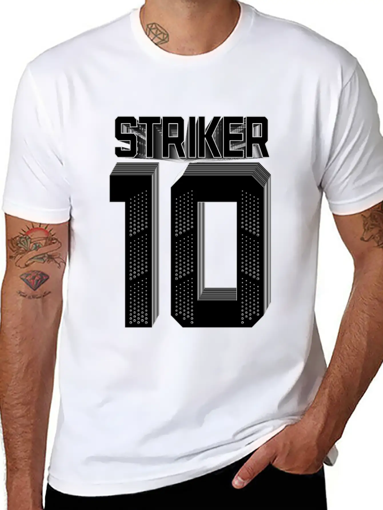 Striker Essential Unisex Summer Tee – Soft Cotton Casual Fit