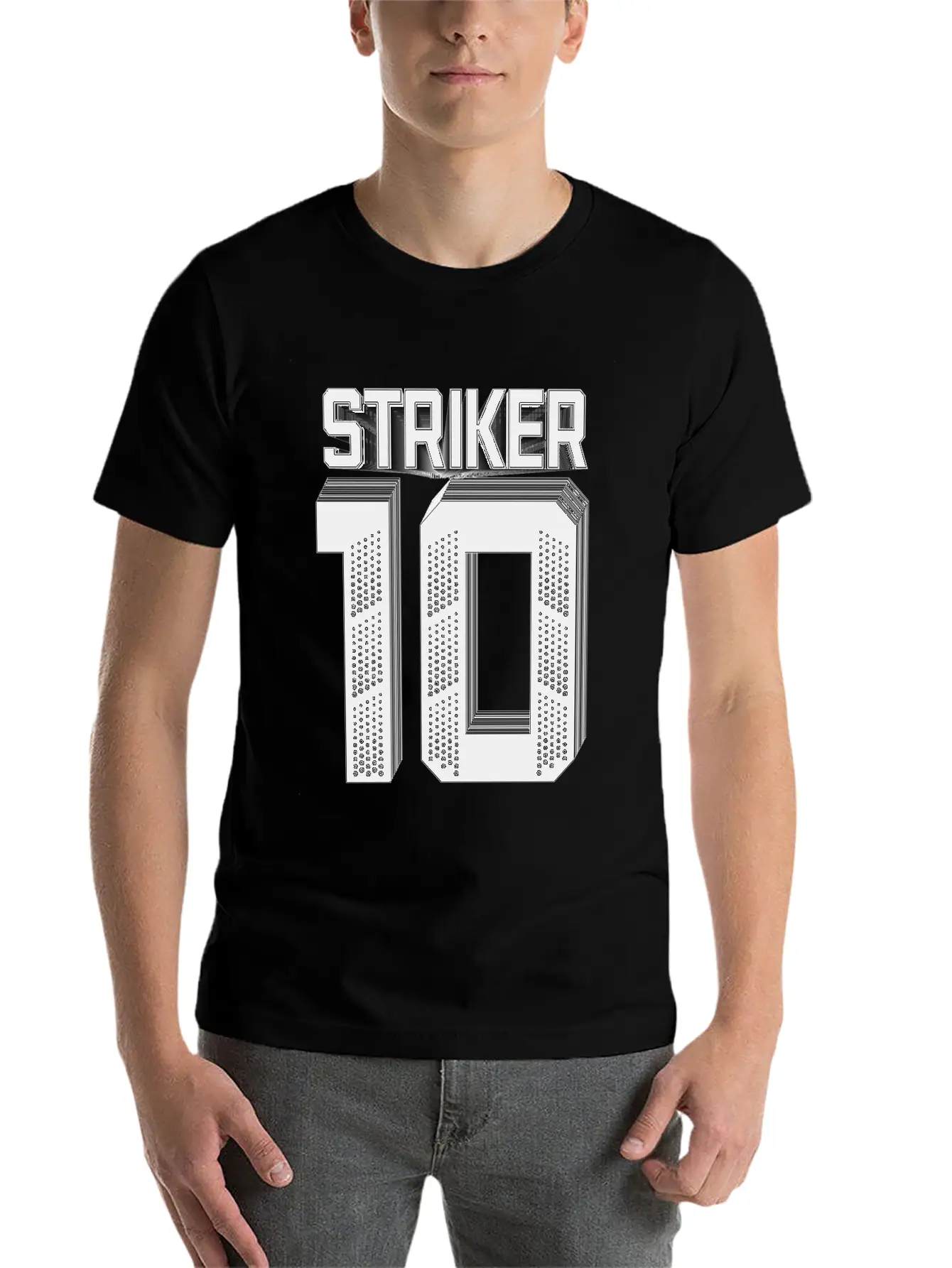 Striker Essential Unisex Summer Tee – Soft Cotton Casual Fit