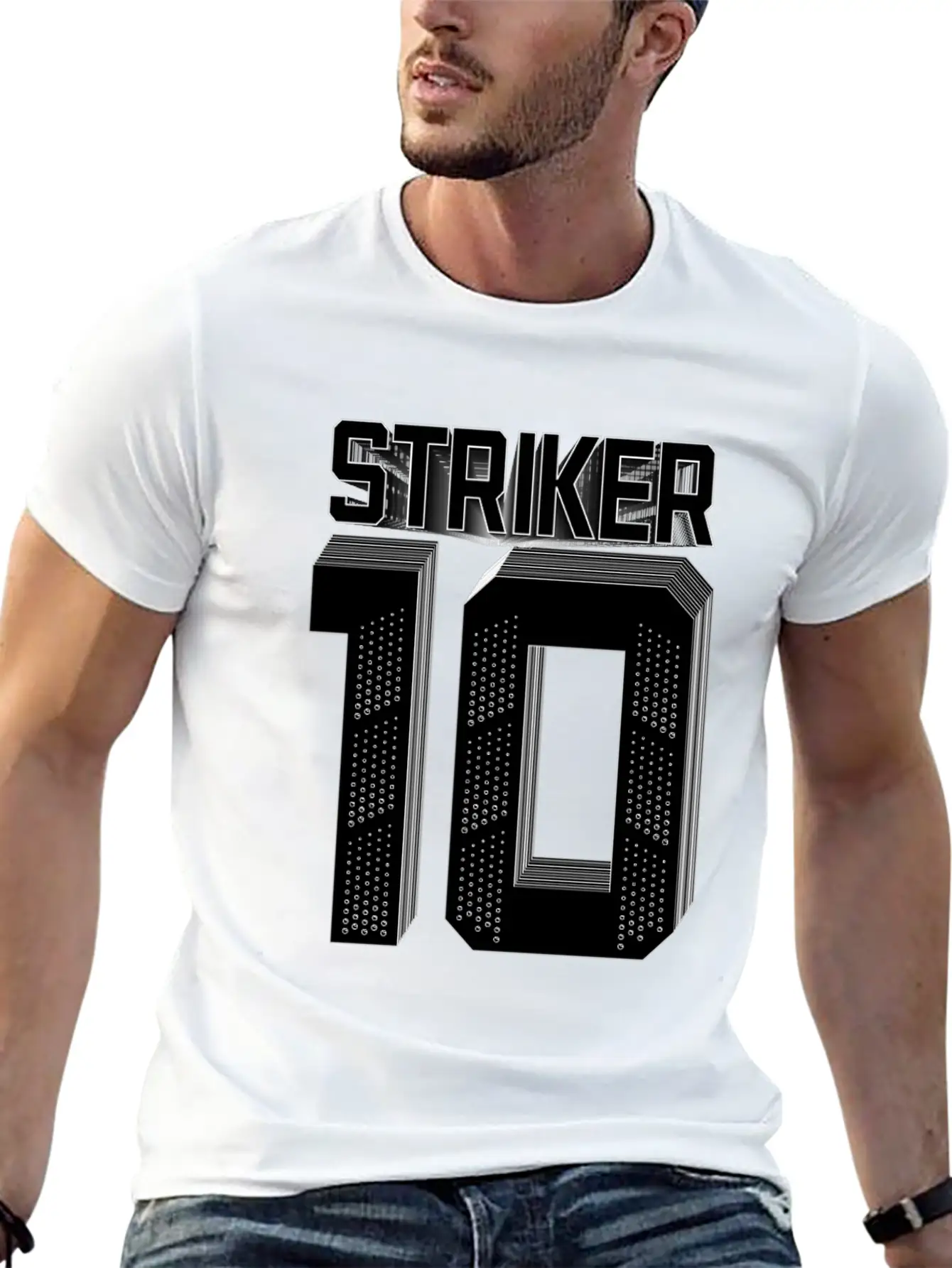 Striker Essential Unisex Summer Tee – Soft Cotton Casual Fit