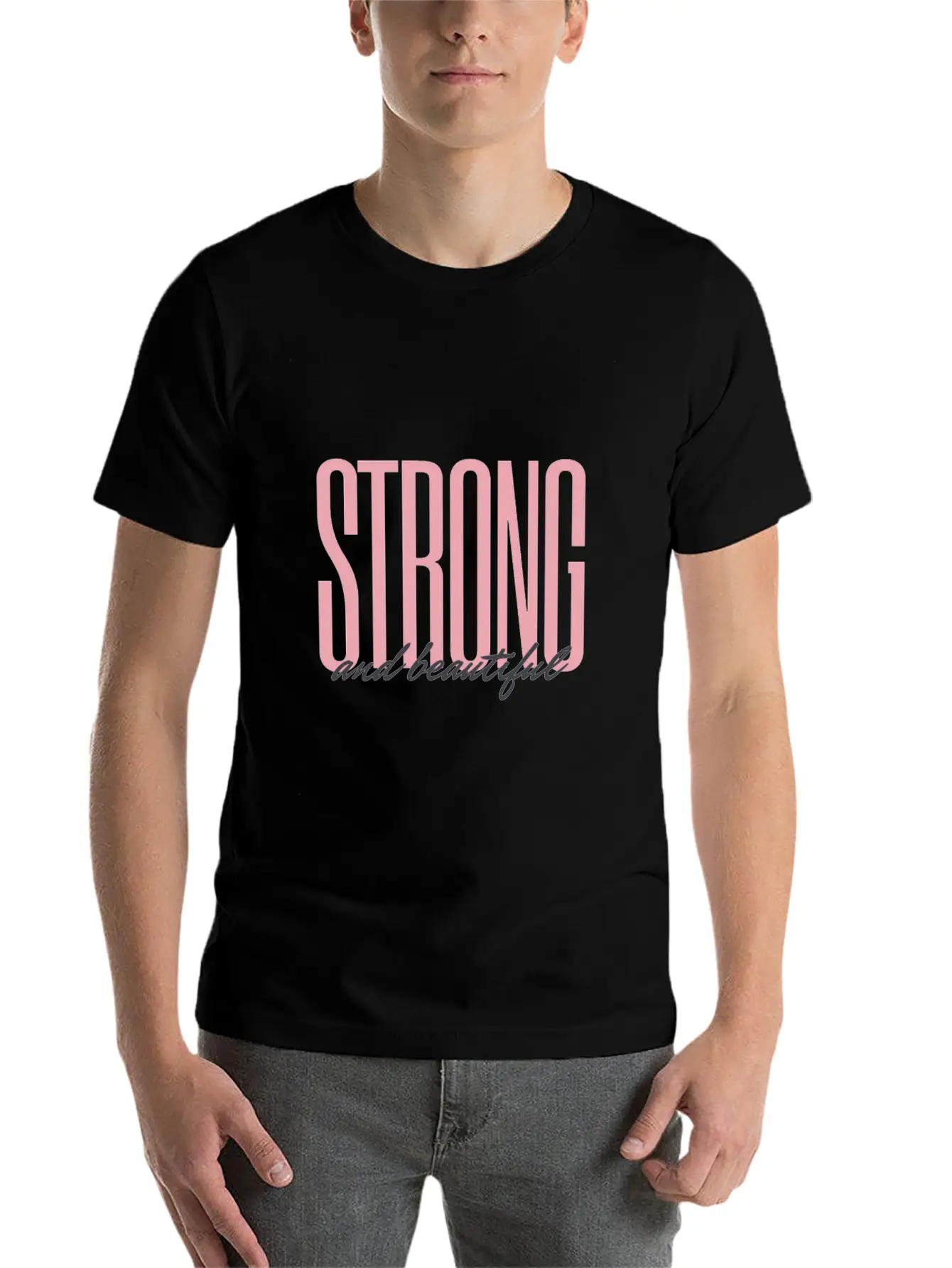 Strong And Beautiful Stylish Everyday T-Shirt – Unisex Basic Cotton Tee