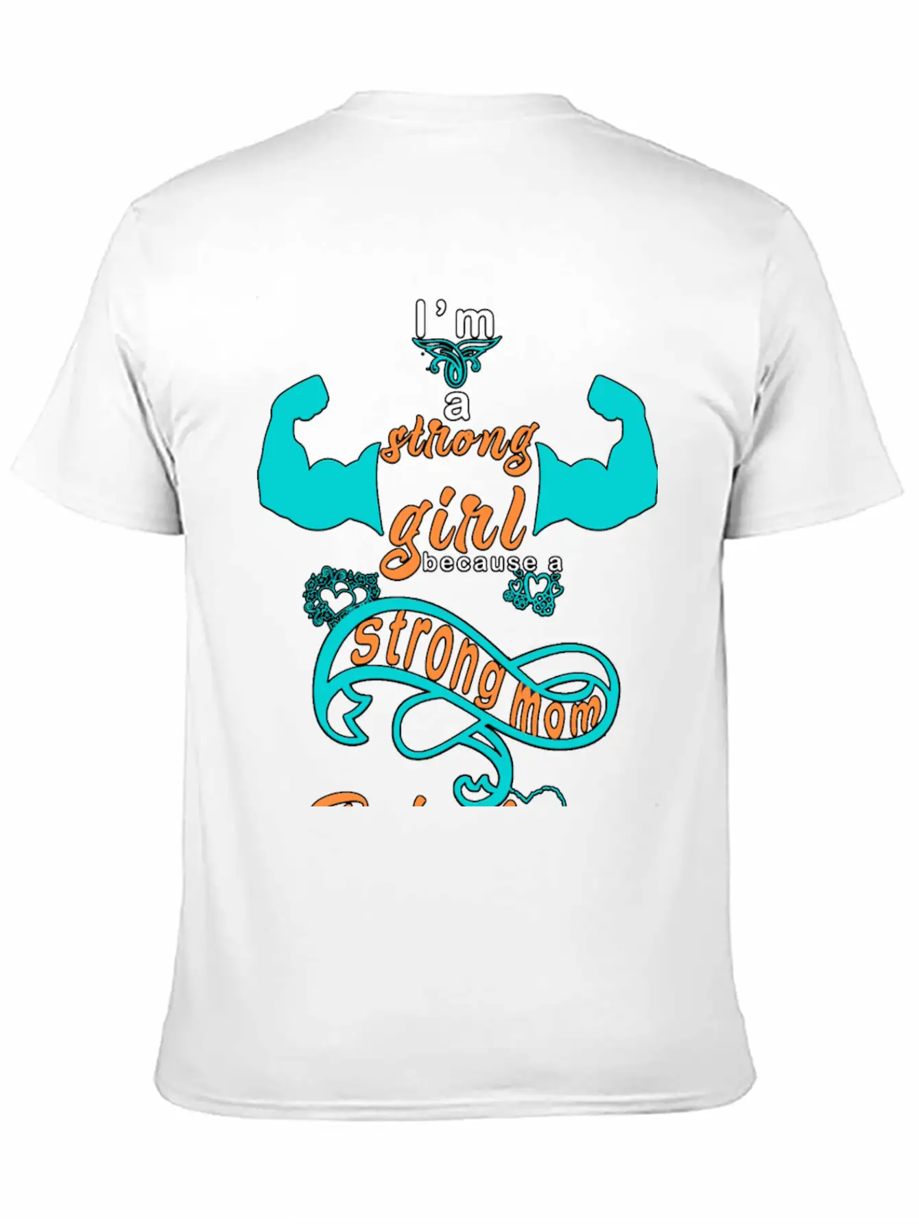 Strong Girl By A Strong Mom Timeless Short Sleeve Tee – Comfy And Minimalist Design