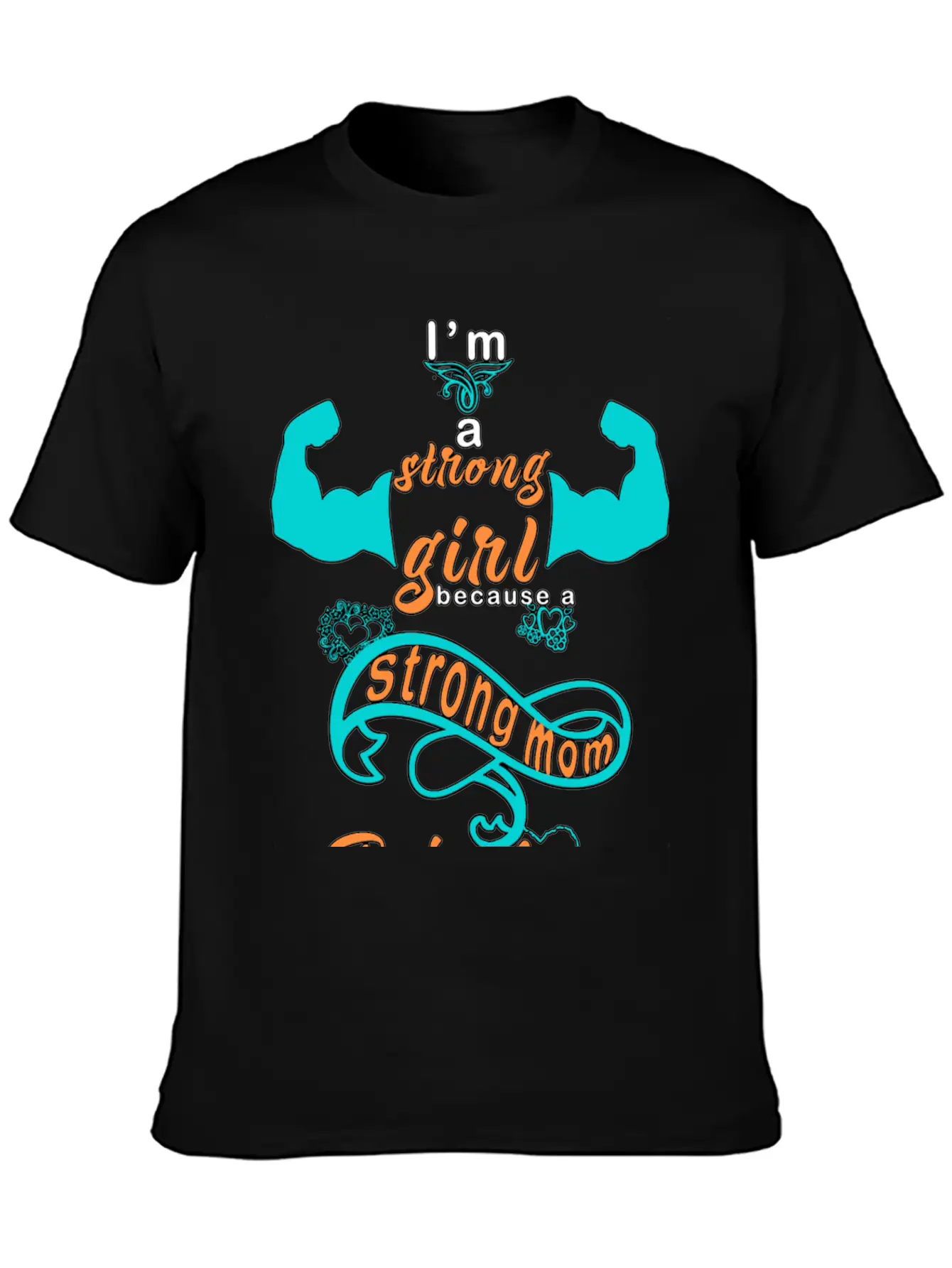 Strong Girl By A Strong Mom Timeless Short Sleeve Tee – Comfy And Minimalist Design