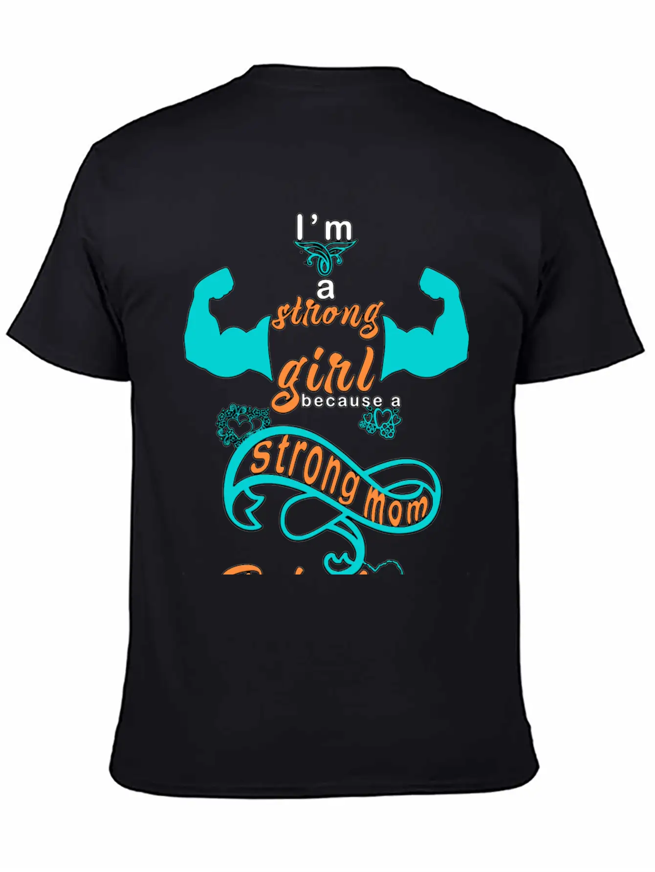 Strong Girl By A Strong Mom Timeless Short Sleeve Tee – Comfy And Minimalist Design