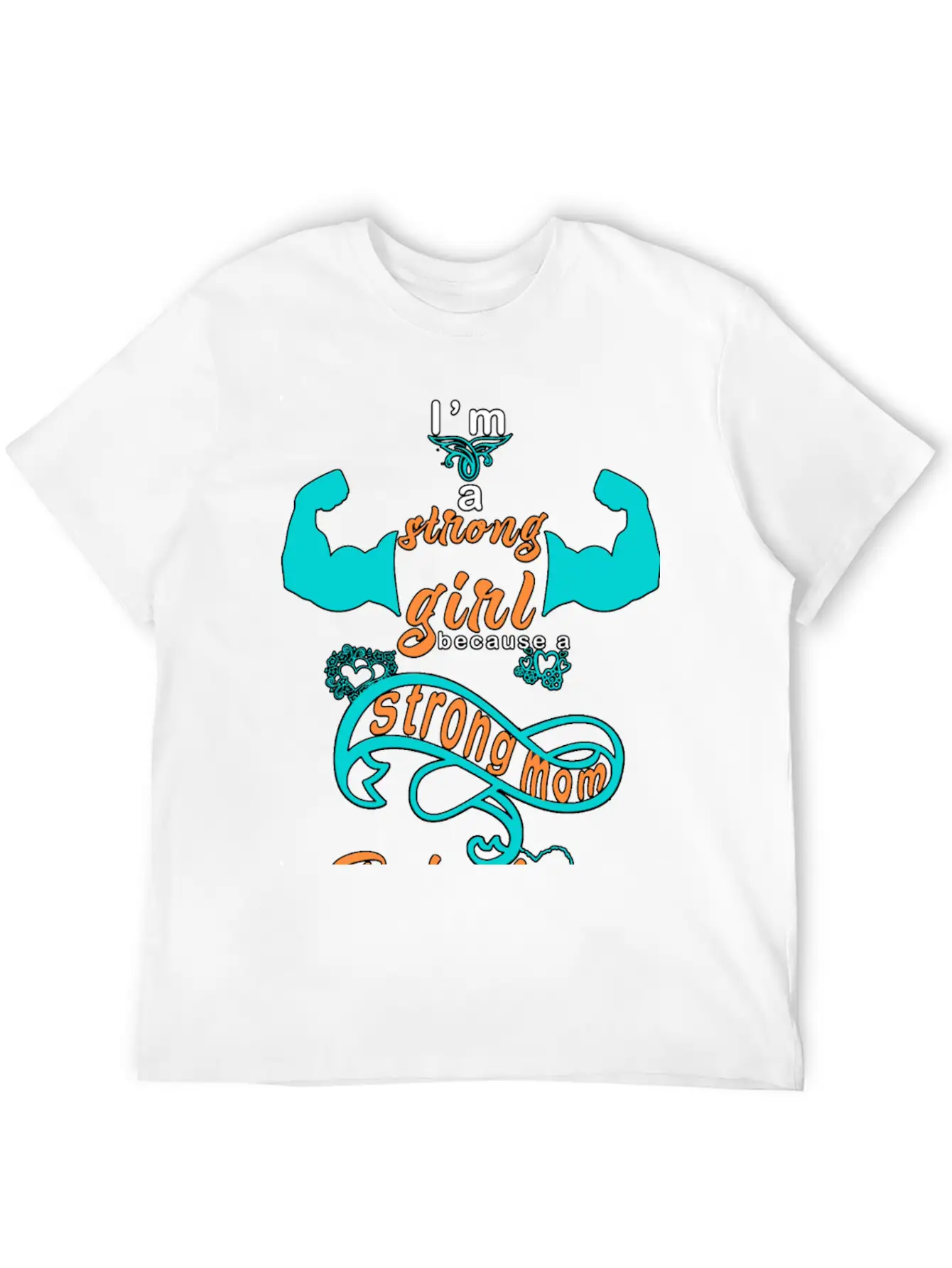 Strong Girl By A Strong Mom Timeless Short Sleeve Tee – Comfy And Minimalist Design