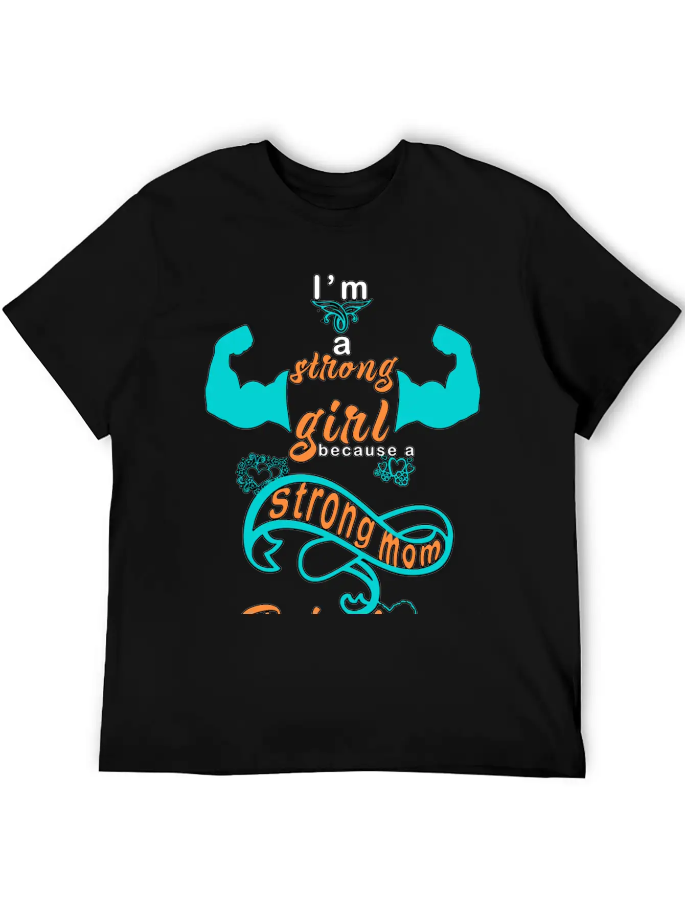 Strong Girl By A Strong Mom Timeless Short Sleeve Tee – Comfy And Minimalist Design