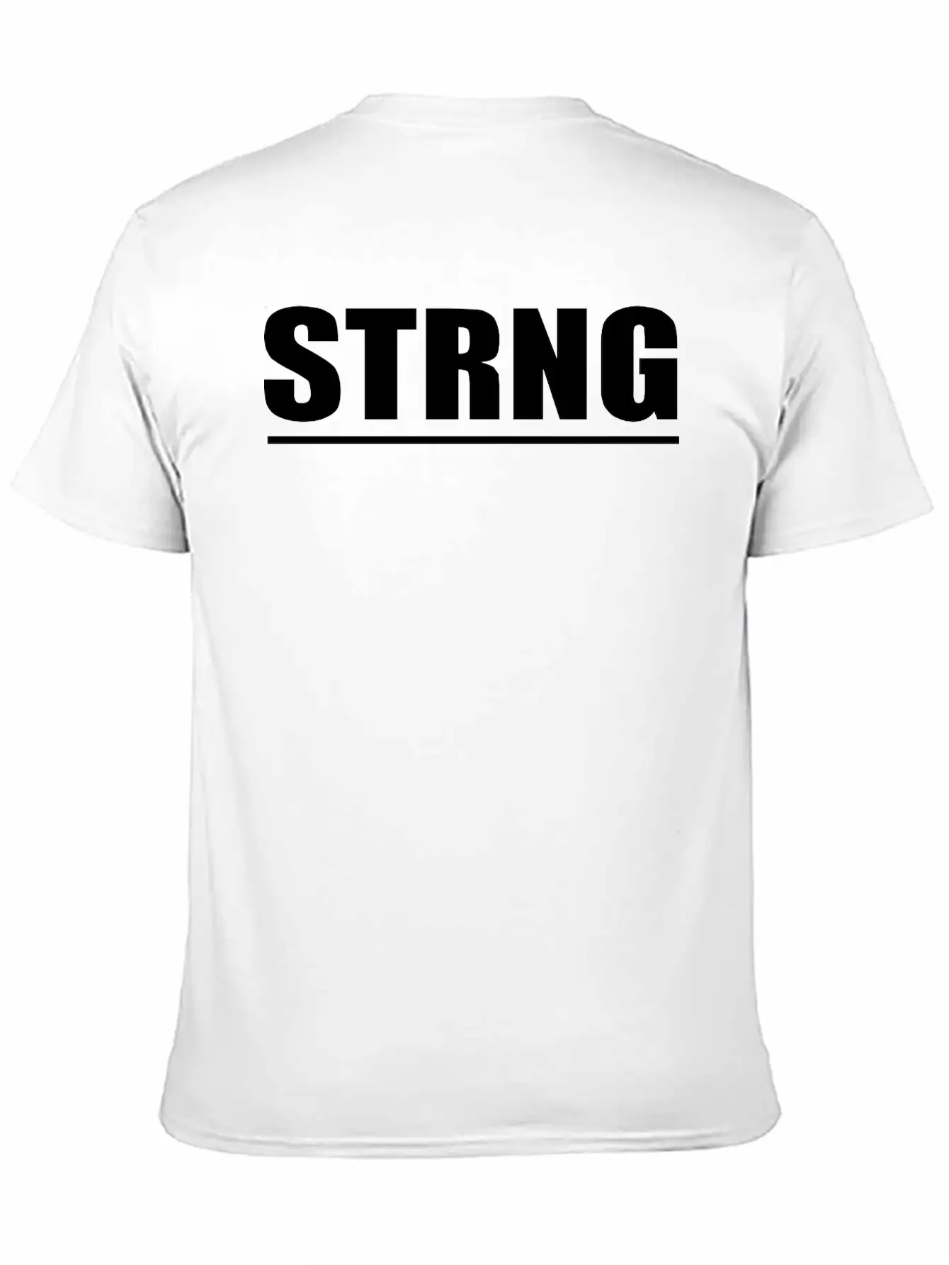 Strong Unisex Short Sleeve Soft Cotton T-Shirt – Casual Everyday Wear