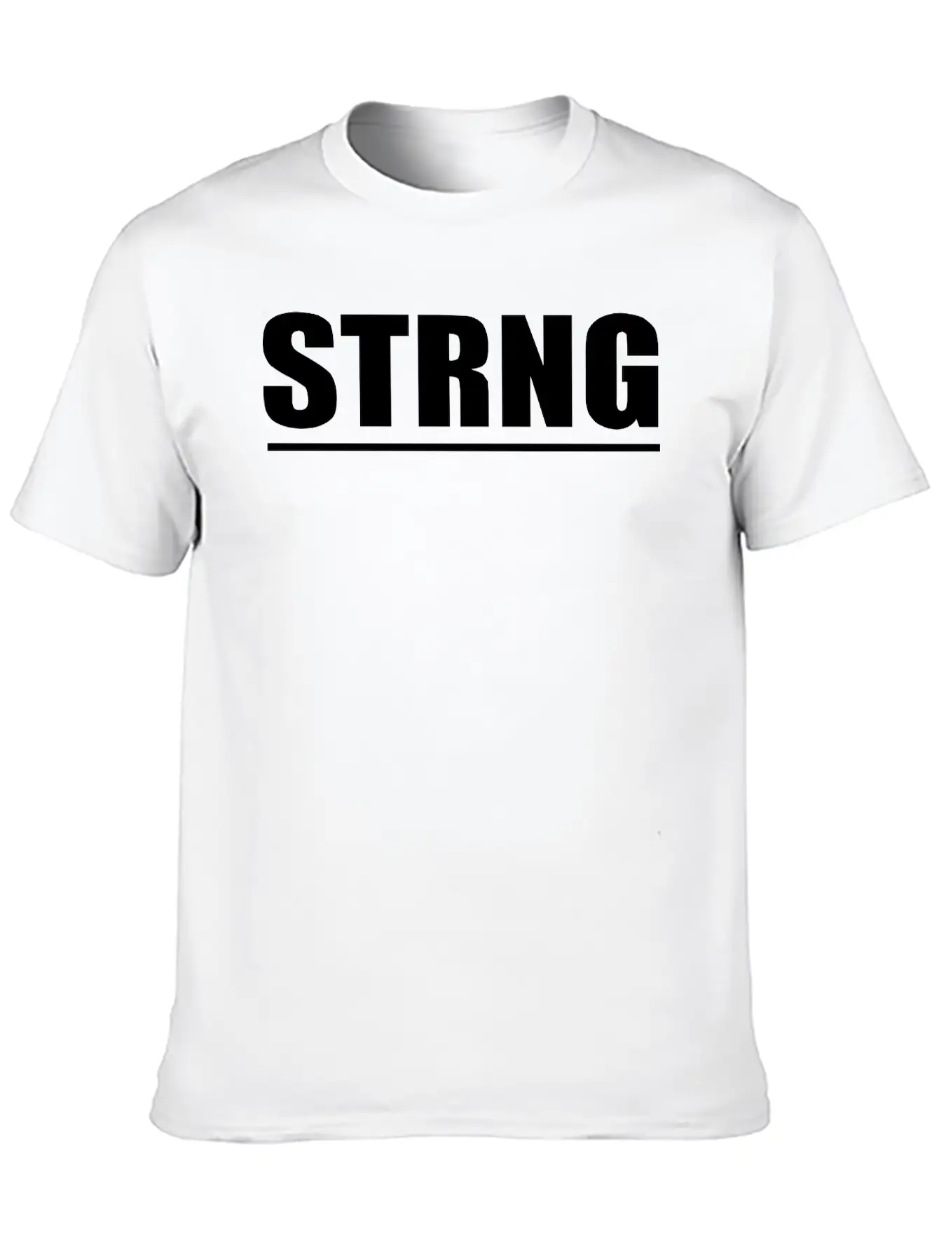 Strong Unisex Short Sleeve Soft Cotton T-Shirt – Casual Everyday Wear