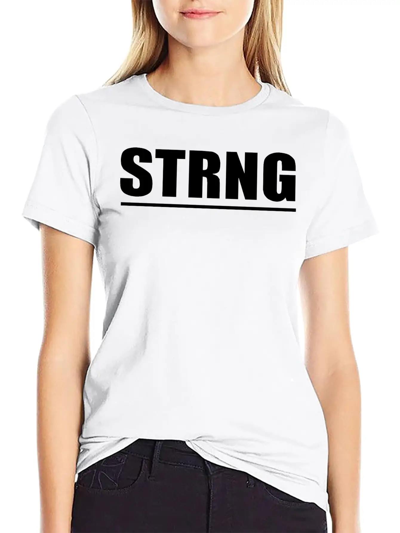 Strong Unisex Short Sleeve Soft Cotton T-Shirt – Casual Everyday Wear