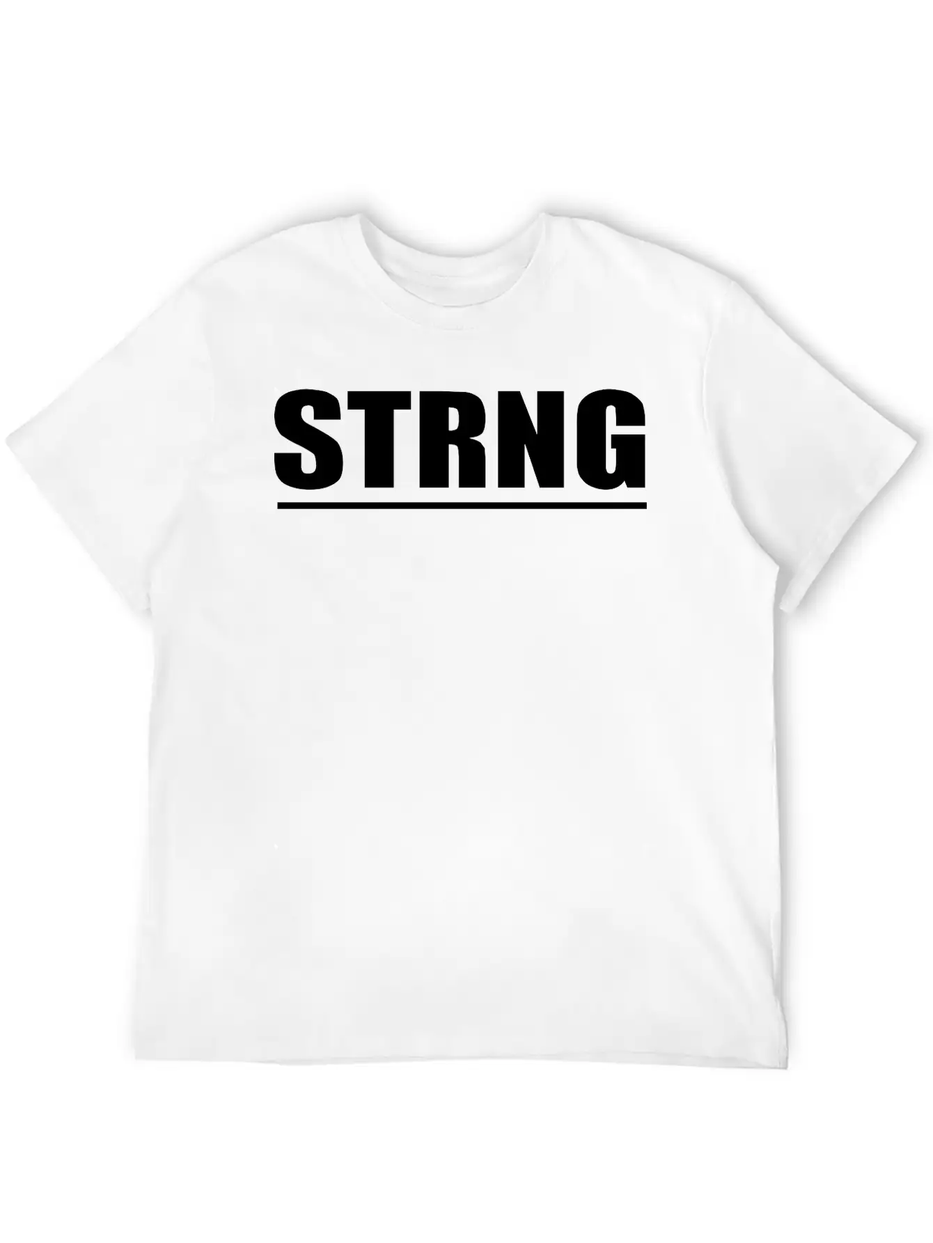 Strong Unisex Short Sleeve Soft Cotton T-Shirt – Casual Everyday Wear