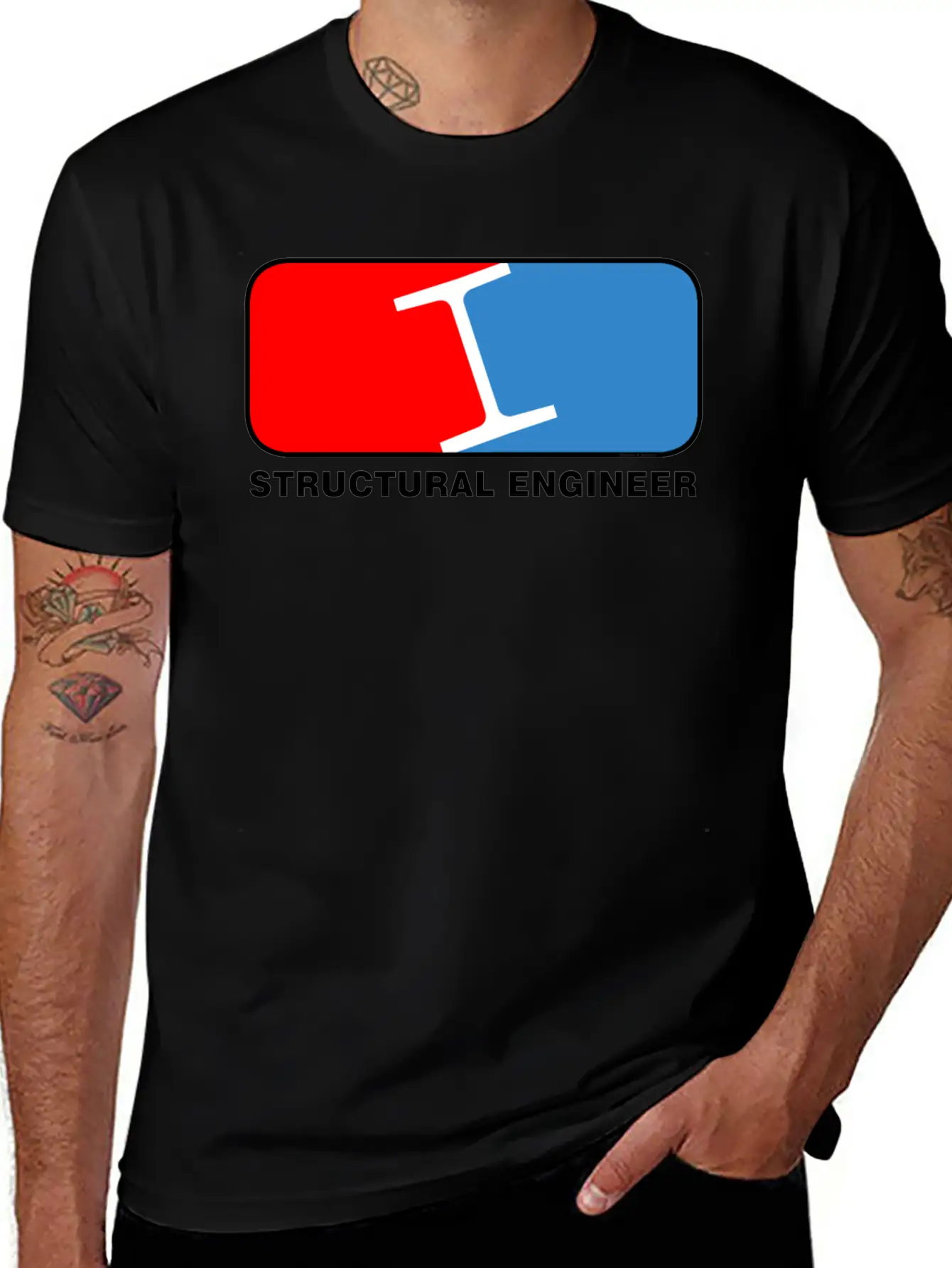 Structural Engineer League Unisex Short Sleeve Soft Cotton T-Shirt – Casual Everyday Wear