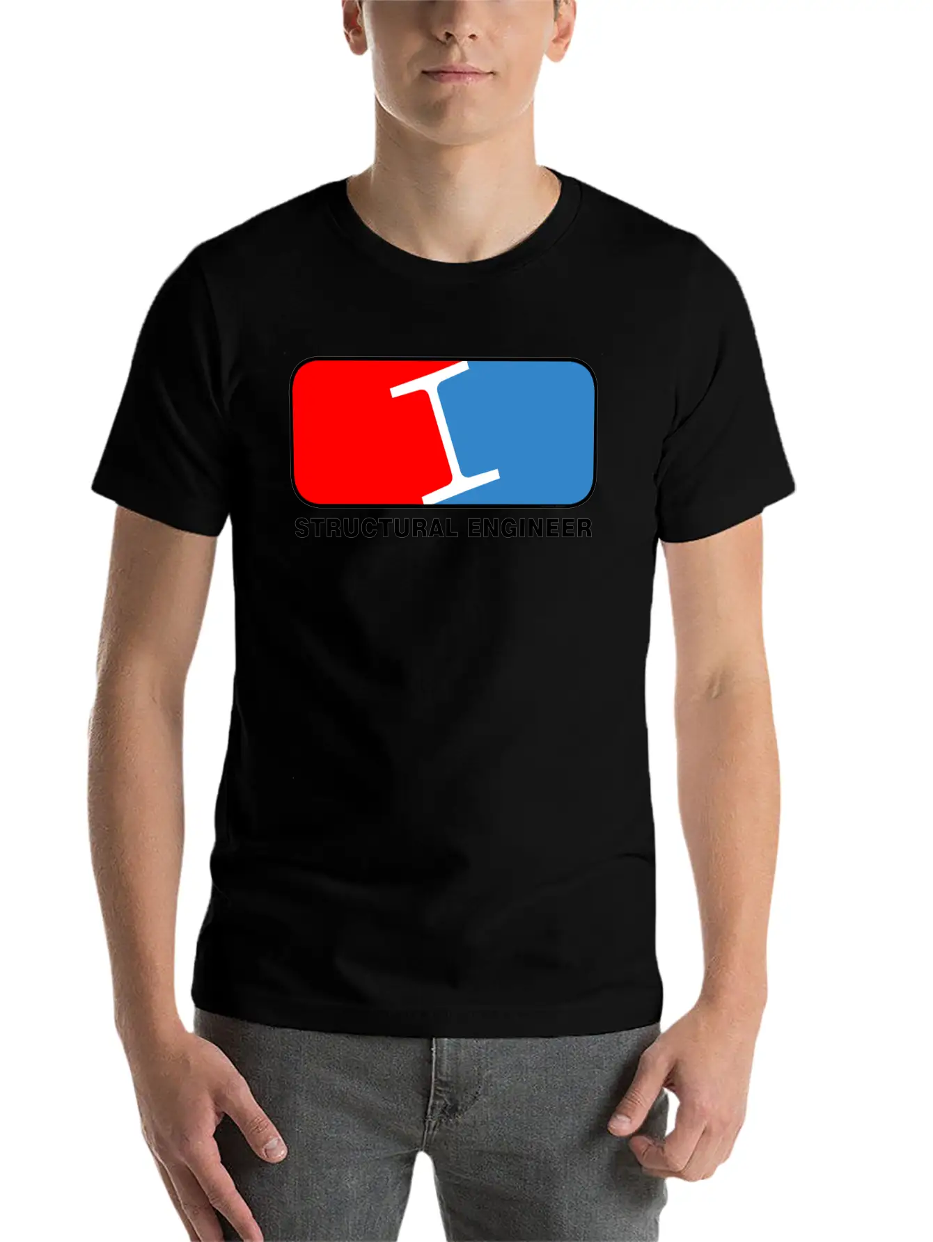 Structural Engineer League Unisex Short Sleeve Soft Cotton T-Shirt – Casual Everyday Wear