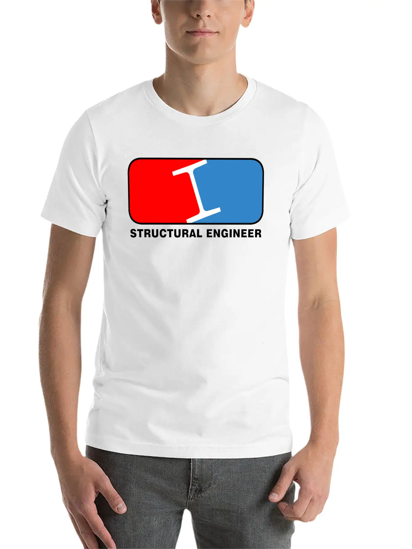 Structural Engineer League Unisex Short Sleeve Soft Cotton T-Shirt – Casual Everyday Wear
