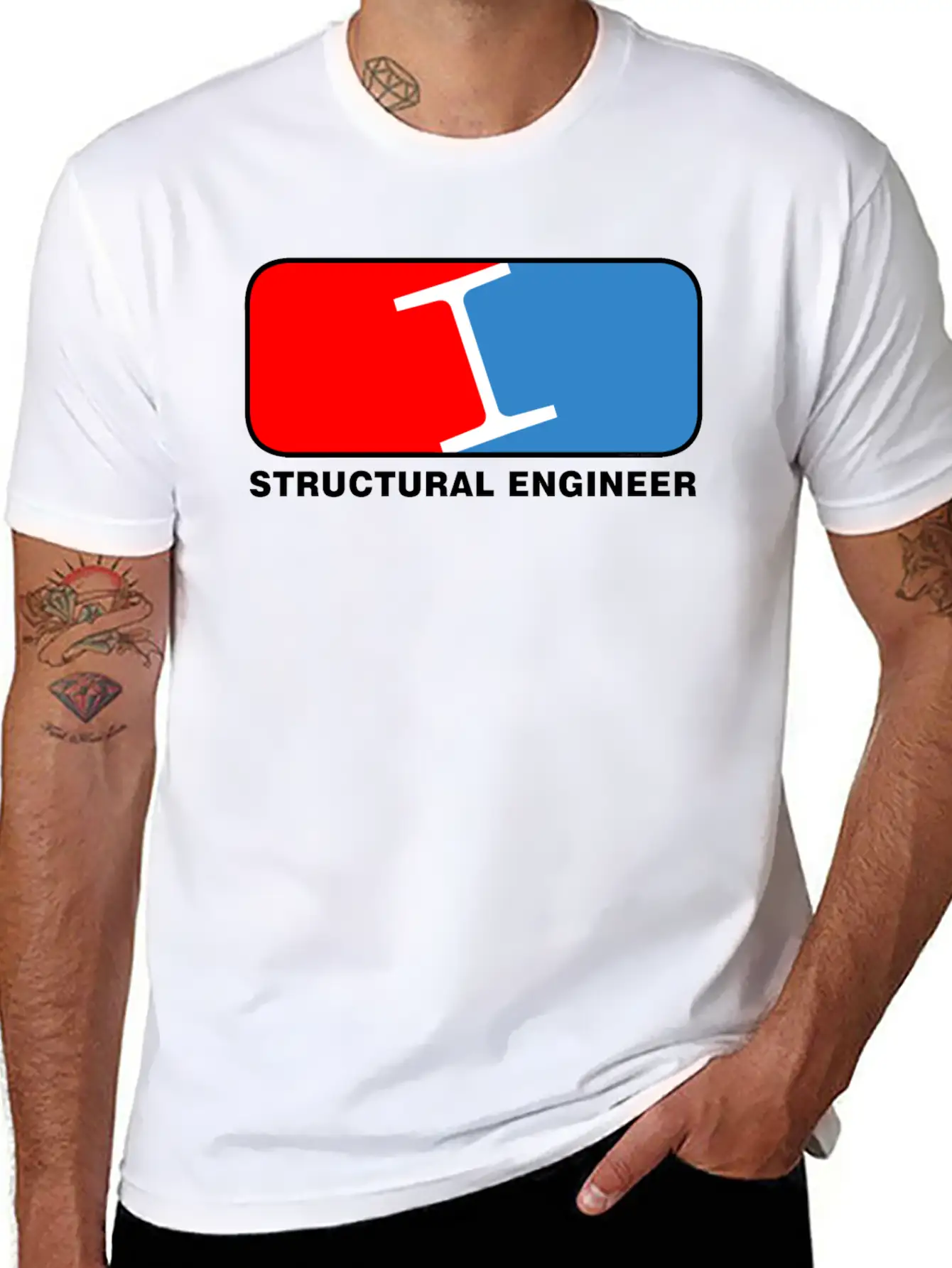 Structural Engineer League Unisex Short Sleeve Soft Cotton T-Shirt – Casual Everyday Wear
