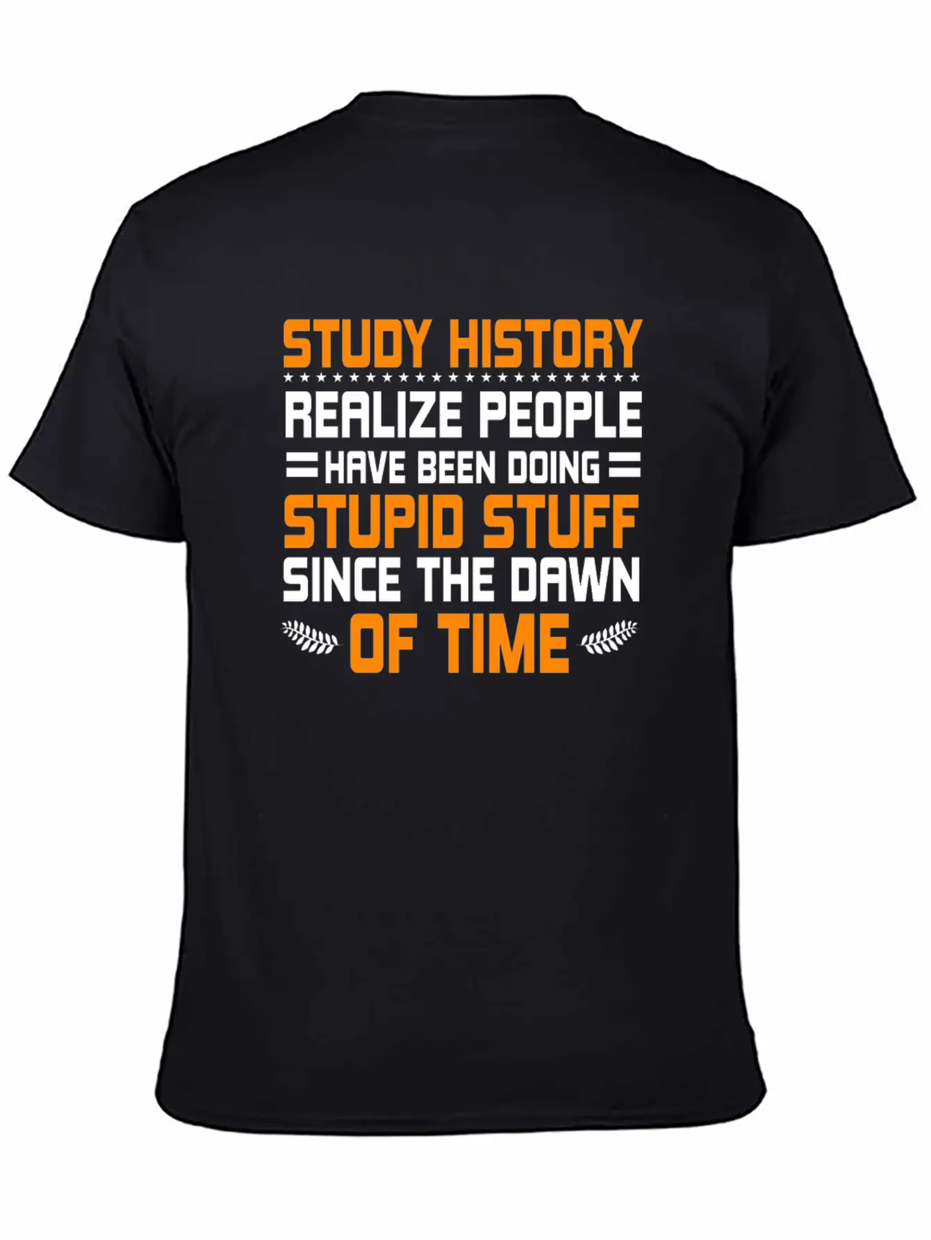 Study History History Teacher Gift Stylish Everyday T-Shirt – Unisex Basic Cotton Tee
