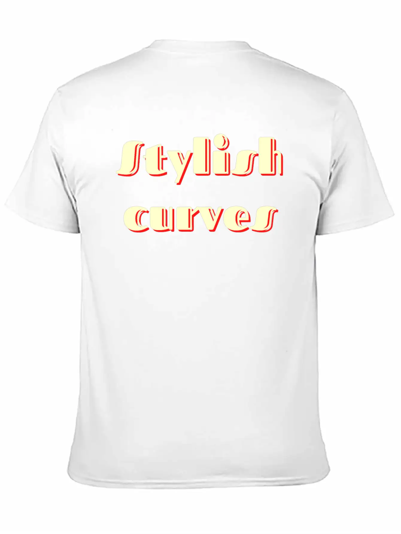 Stylish Curves Classic Retro Stylish Everyday T-Shirt – Unisex Basic Cotton Tee