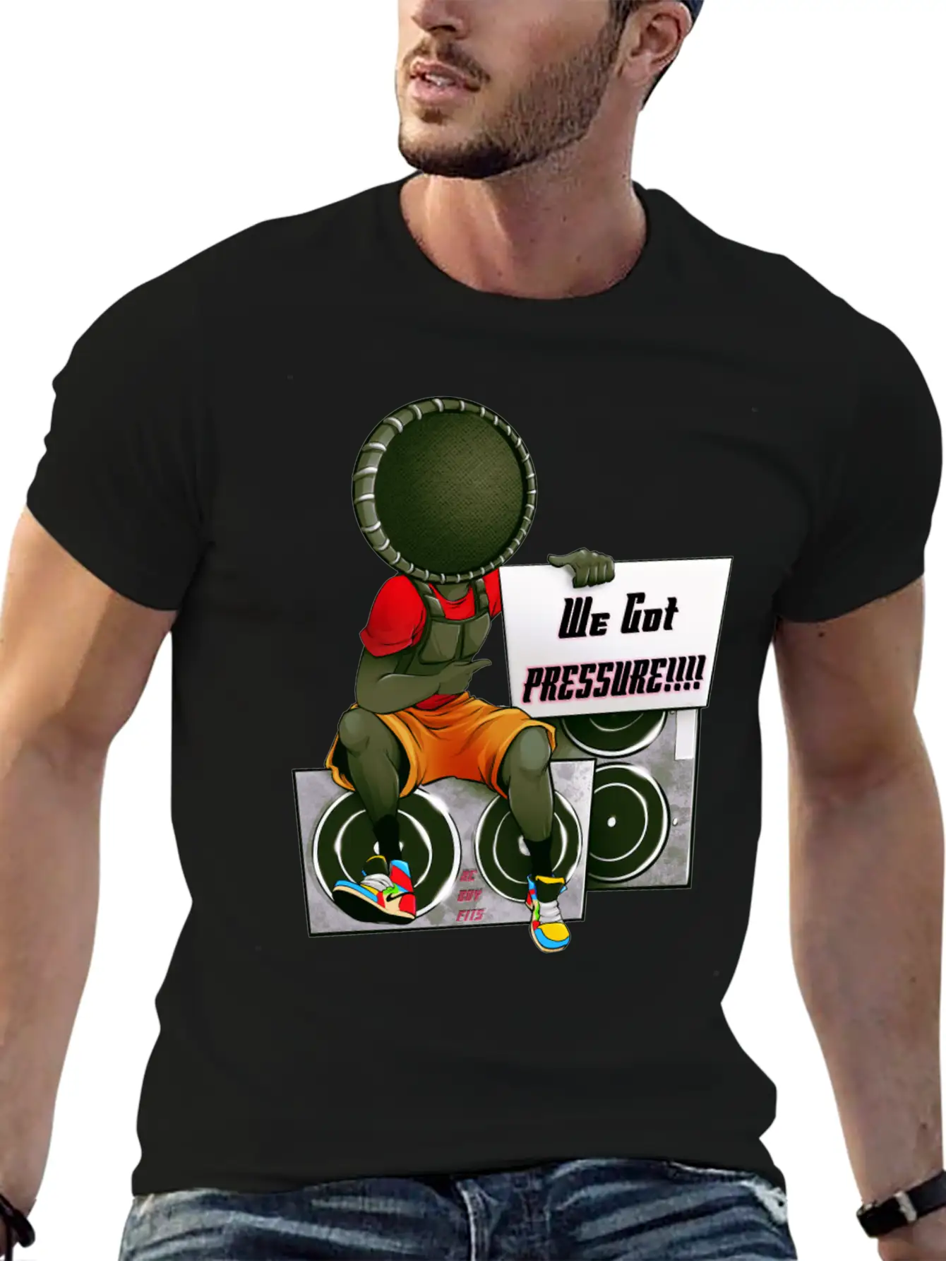 Subwoofer Bass Head Pressure Timeless Short Sleeve Tee – Comfy And Minimalist Design
